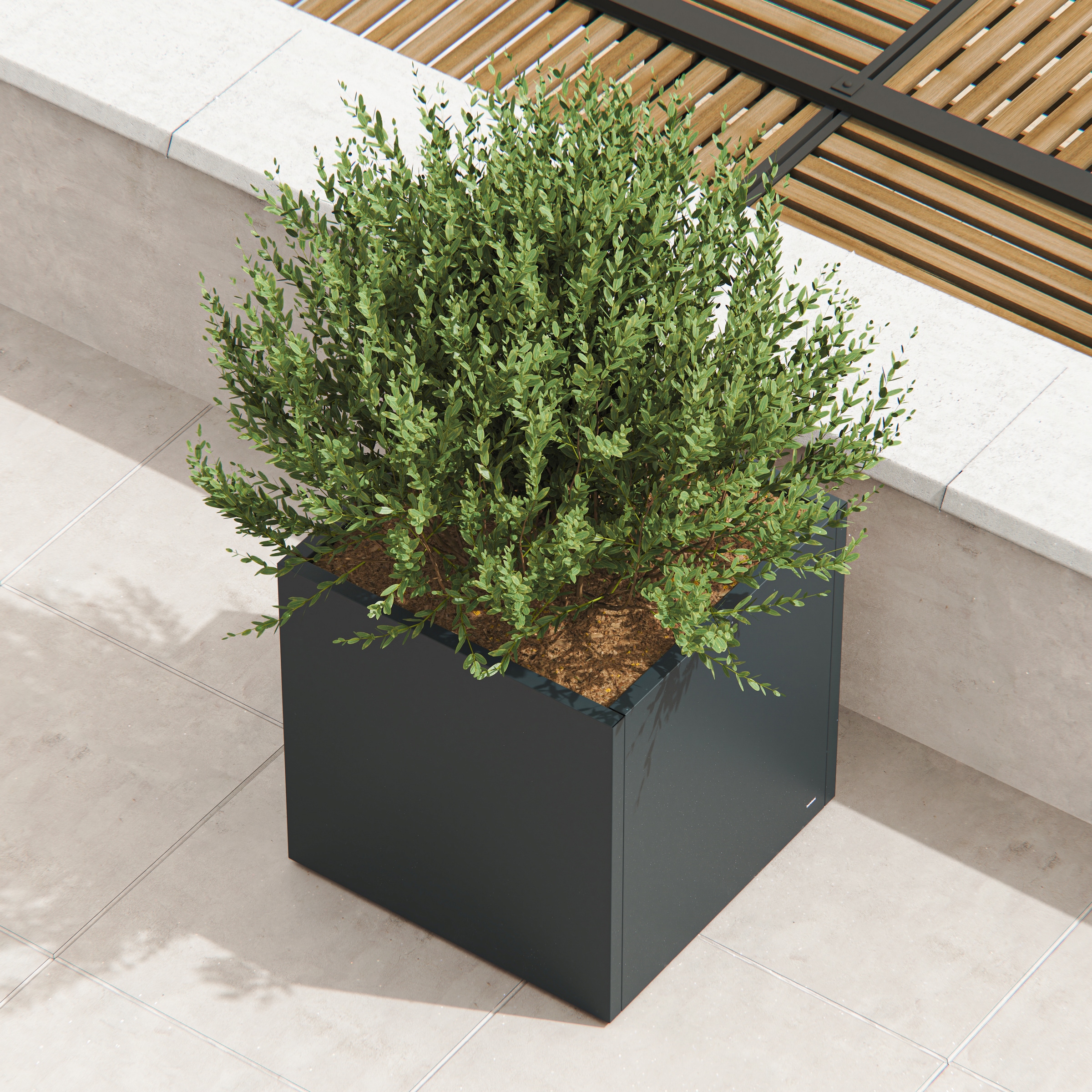 Herstera Garden Pflanzkübel »Cube« BxTxH: 80x80x80 cm