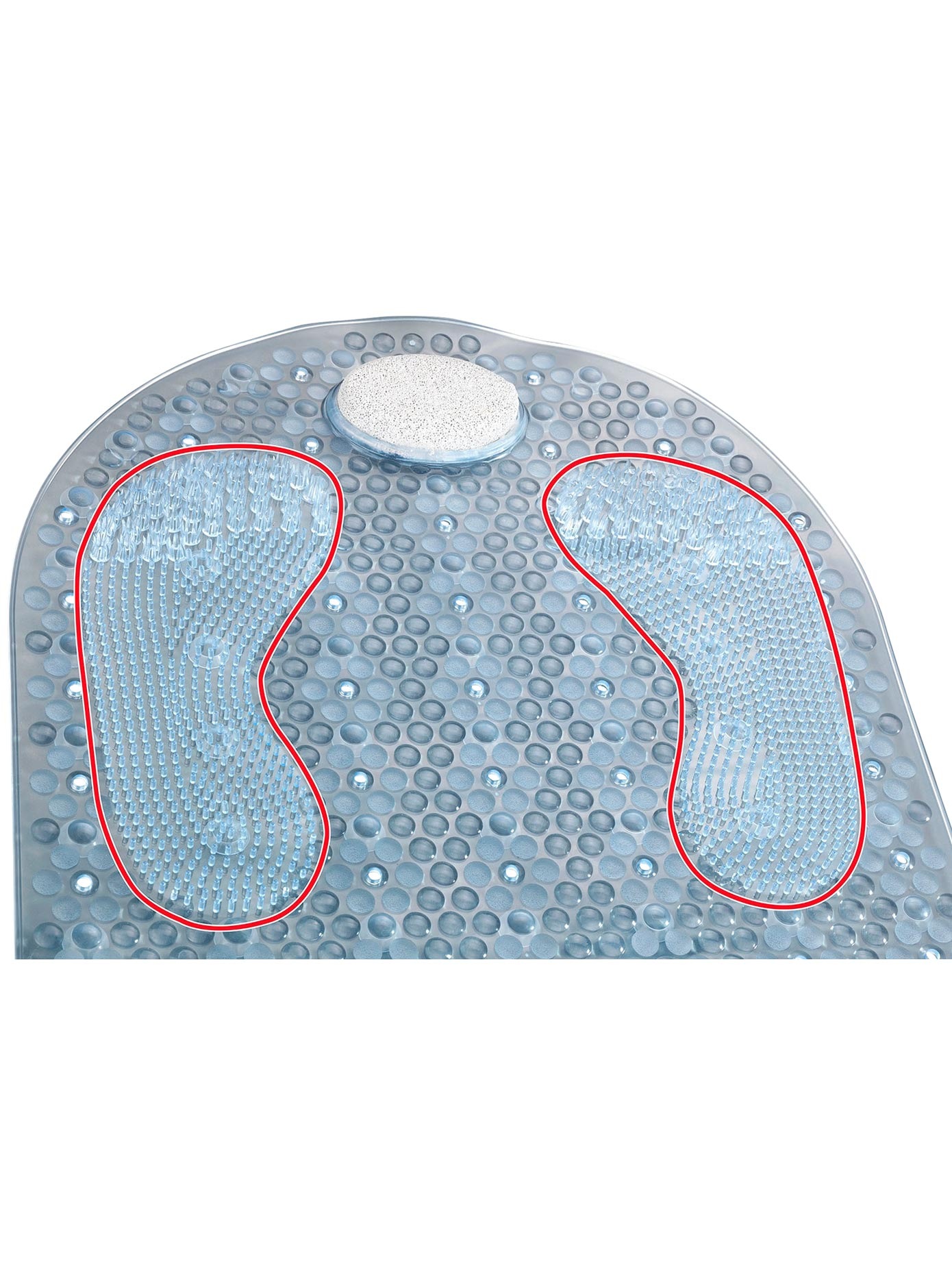 Wenko Wanneneinlage mit Loch-Struktur für schnellen Wasserablauf