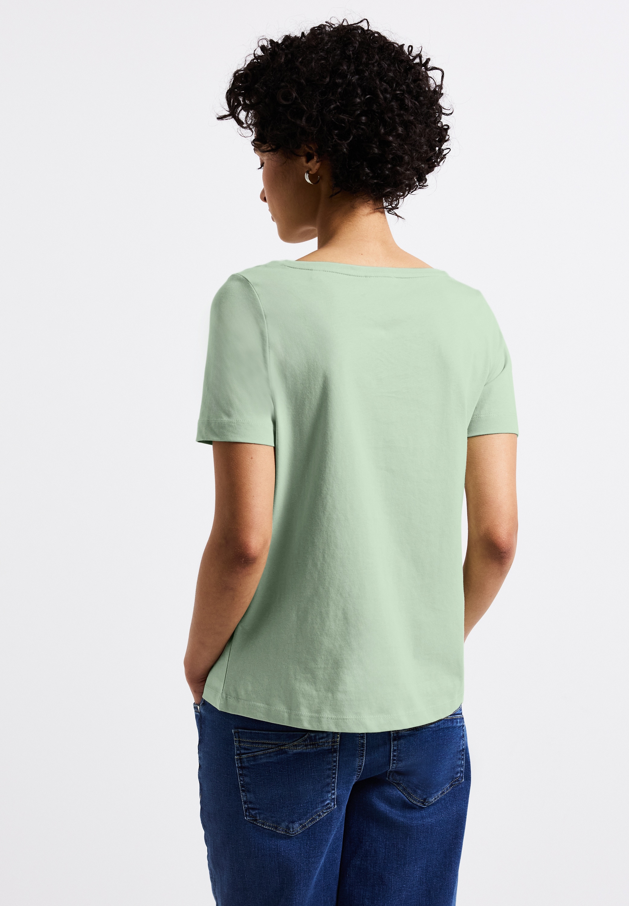 STREET ONE T-Shirt, aus reiner Baumwolle