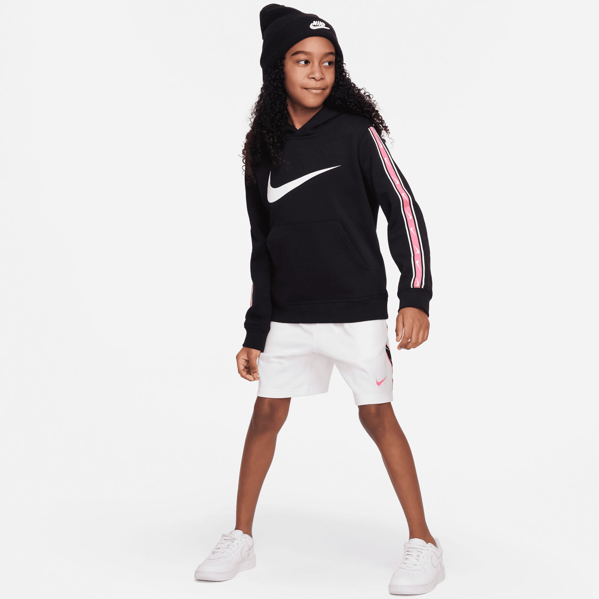 Nike Sportswear Kapuzensweatshirt »B NSW REPEAT SW FLC PO HOOD BB« online  kaufen | BAUR