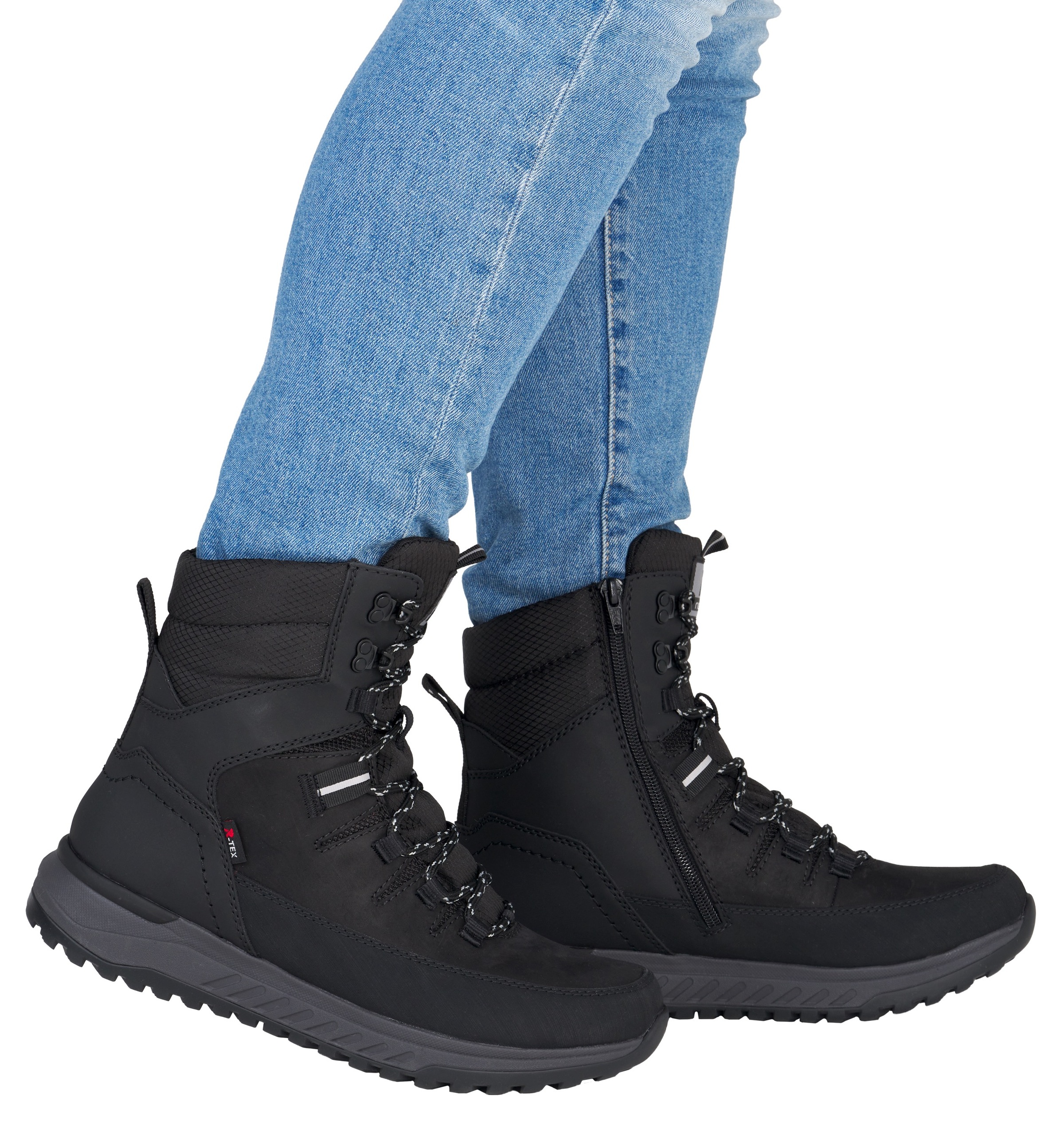 RIEKER Sport Winterboots, Schneeboots, Outdoorstiefelette in bequemer Form, TEX-Membran
