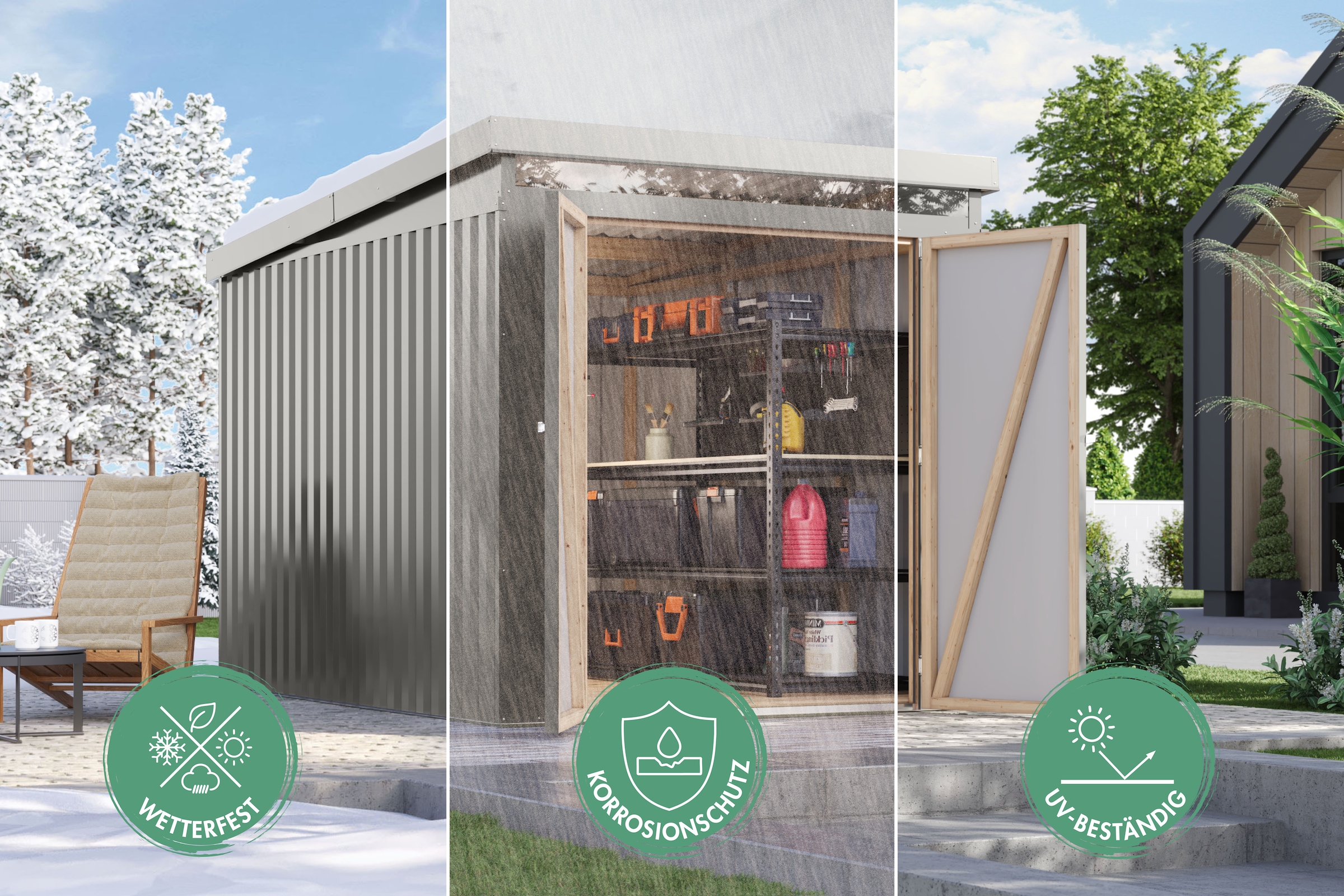 Karibu Gerätehaus »Titanium 3«