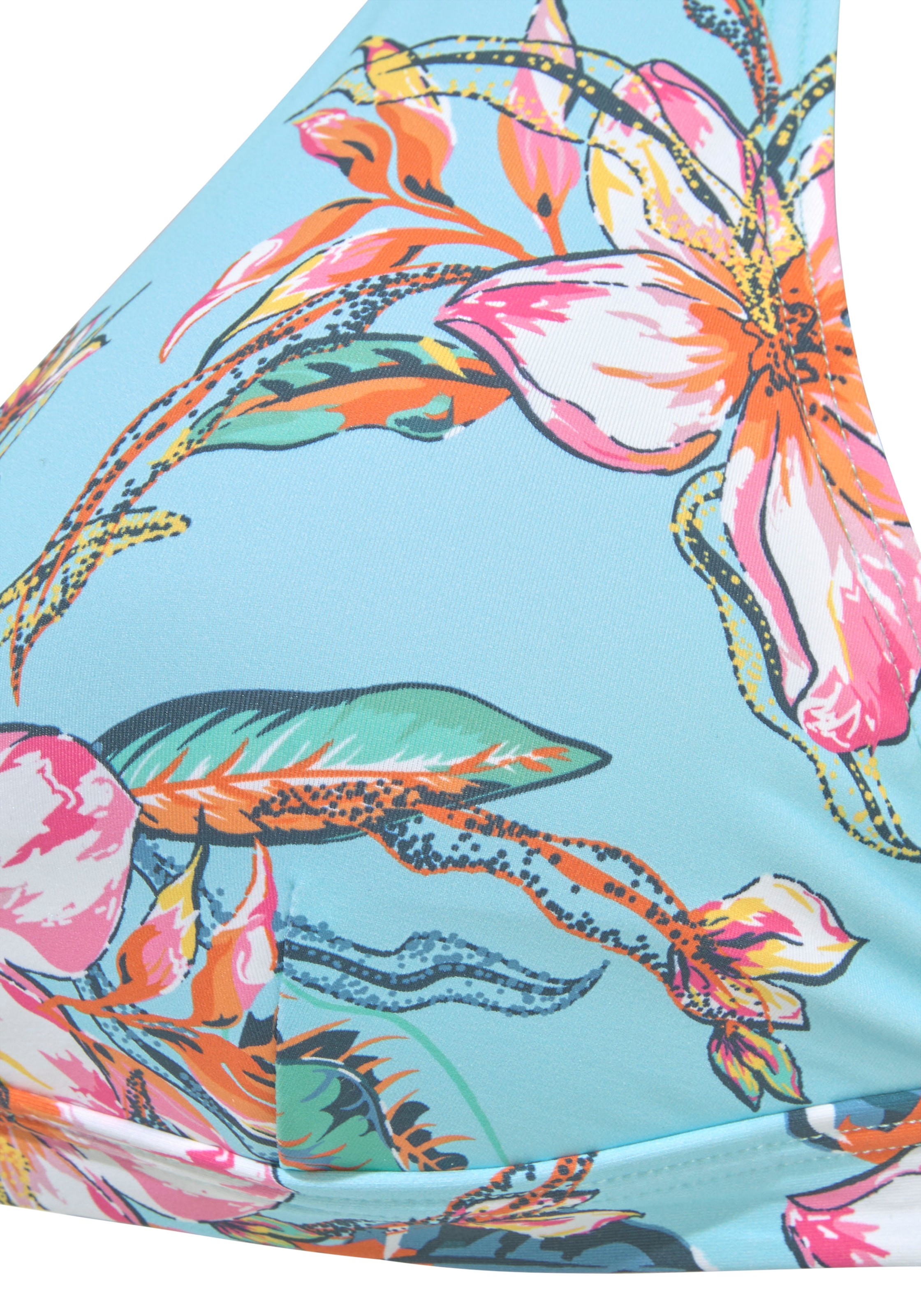 LASCANA Triangel-Bikini-Top »Malia«, mit tropischem Print