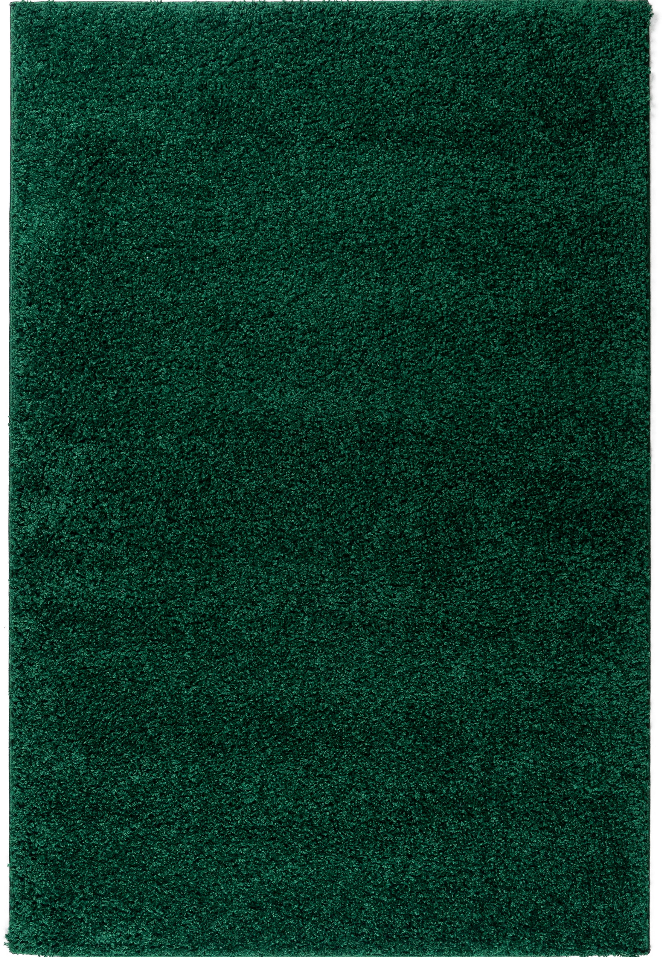 Hochflor-Teppich BRUNO BANANI "Shaggy Soft" Gr. 3, grün (dunkelgrün), B:120cm H:30mm L:180cm, Kunstfaser, Teppiche, gewebt, Uni Farben, besonders weich und kuschelig, Kundenliebling 3