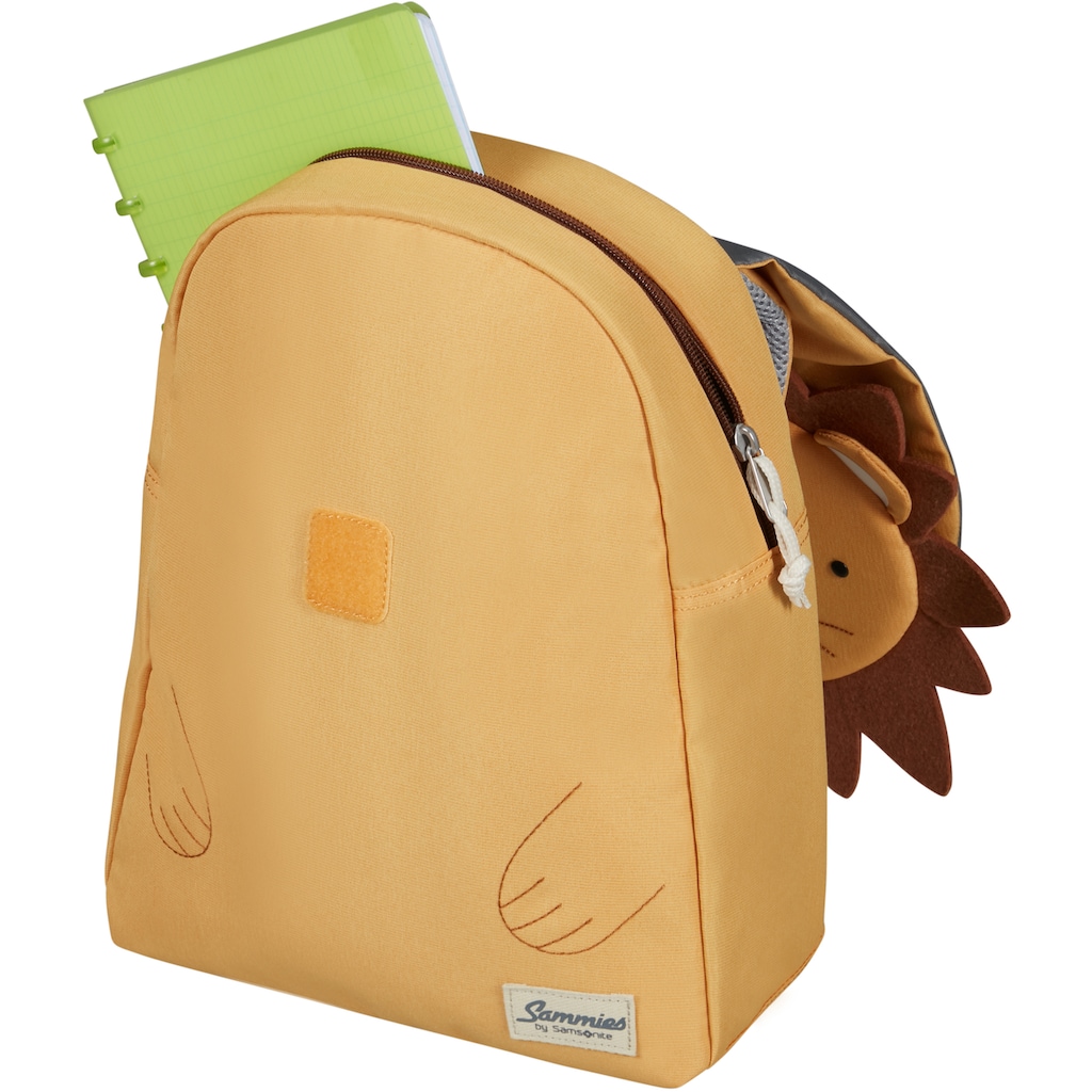 Samsonite Kinderrucksack »Happy Sammies ECO, S+, Lion Lester«, reflektierende Details