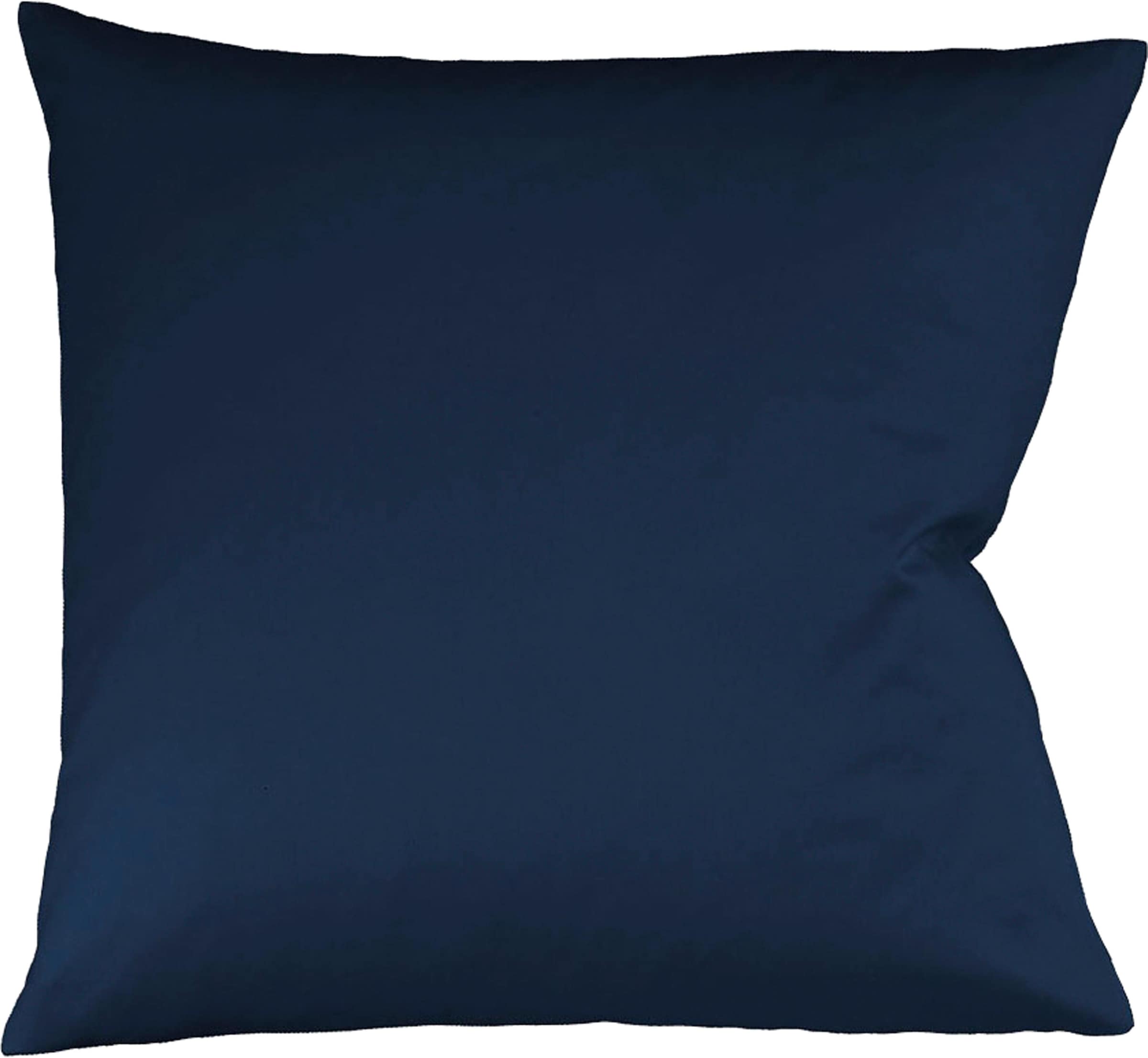 fleuresse Kissenbezug "Colours Mako Satin, 100% Baumwolle, mit Reißverschluss" Mako Satin, glänzend, glatt, Premium Qualität