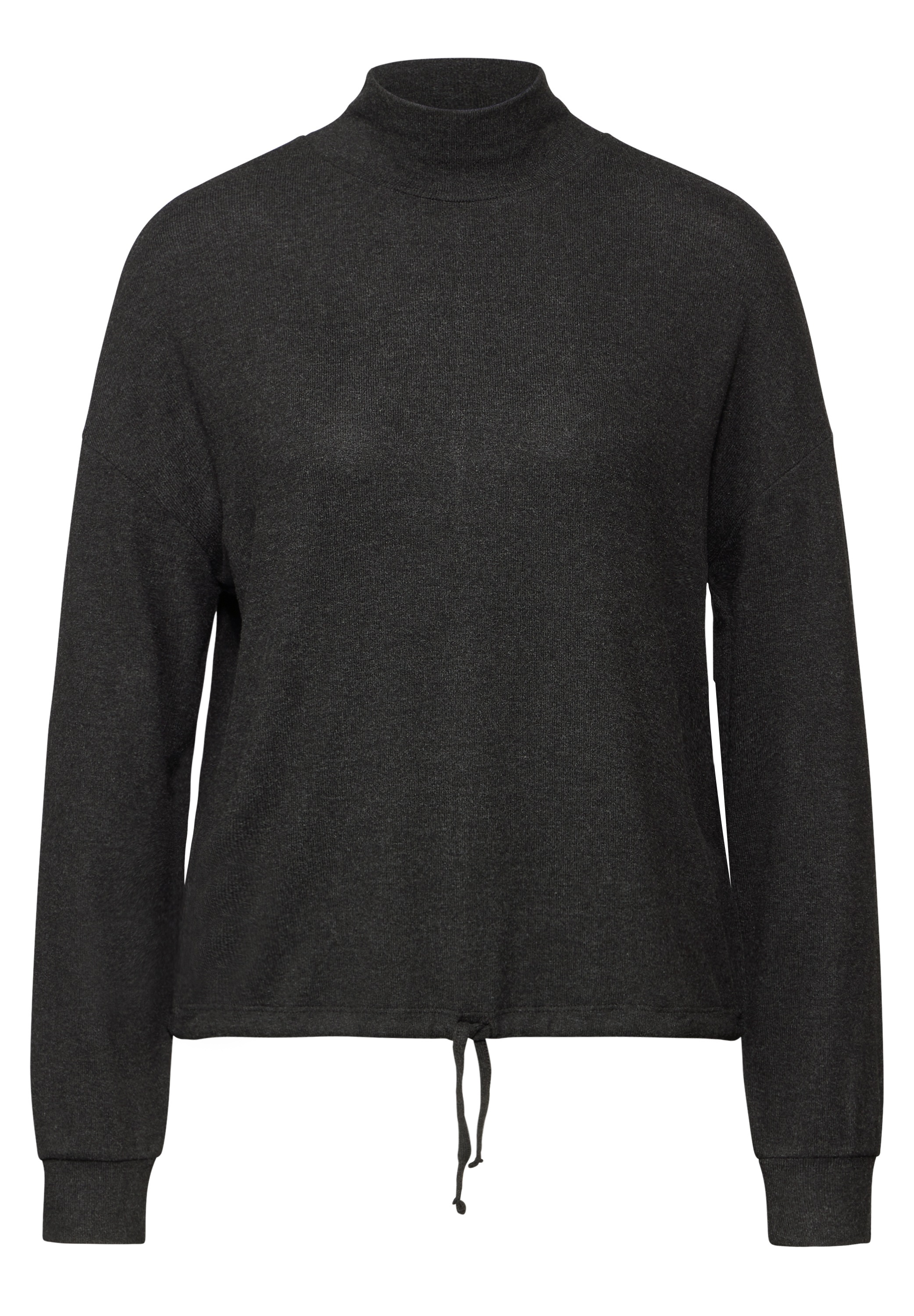 STREET ONE STUDIO Langarmshirt, aus softem Materialmix