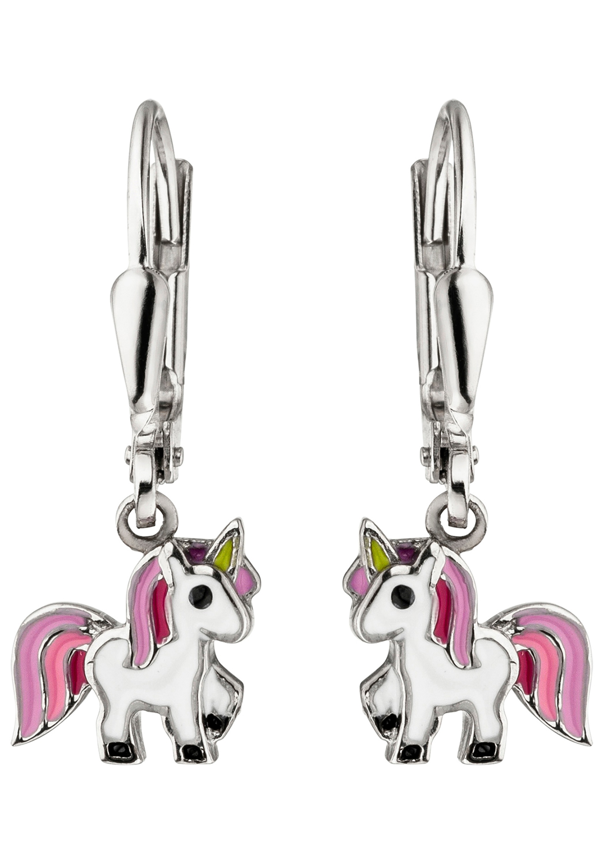 JOBO Paar Ohrhänger »Einhorn« 925 Silber