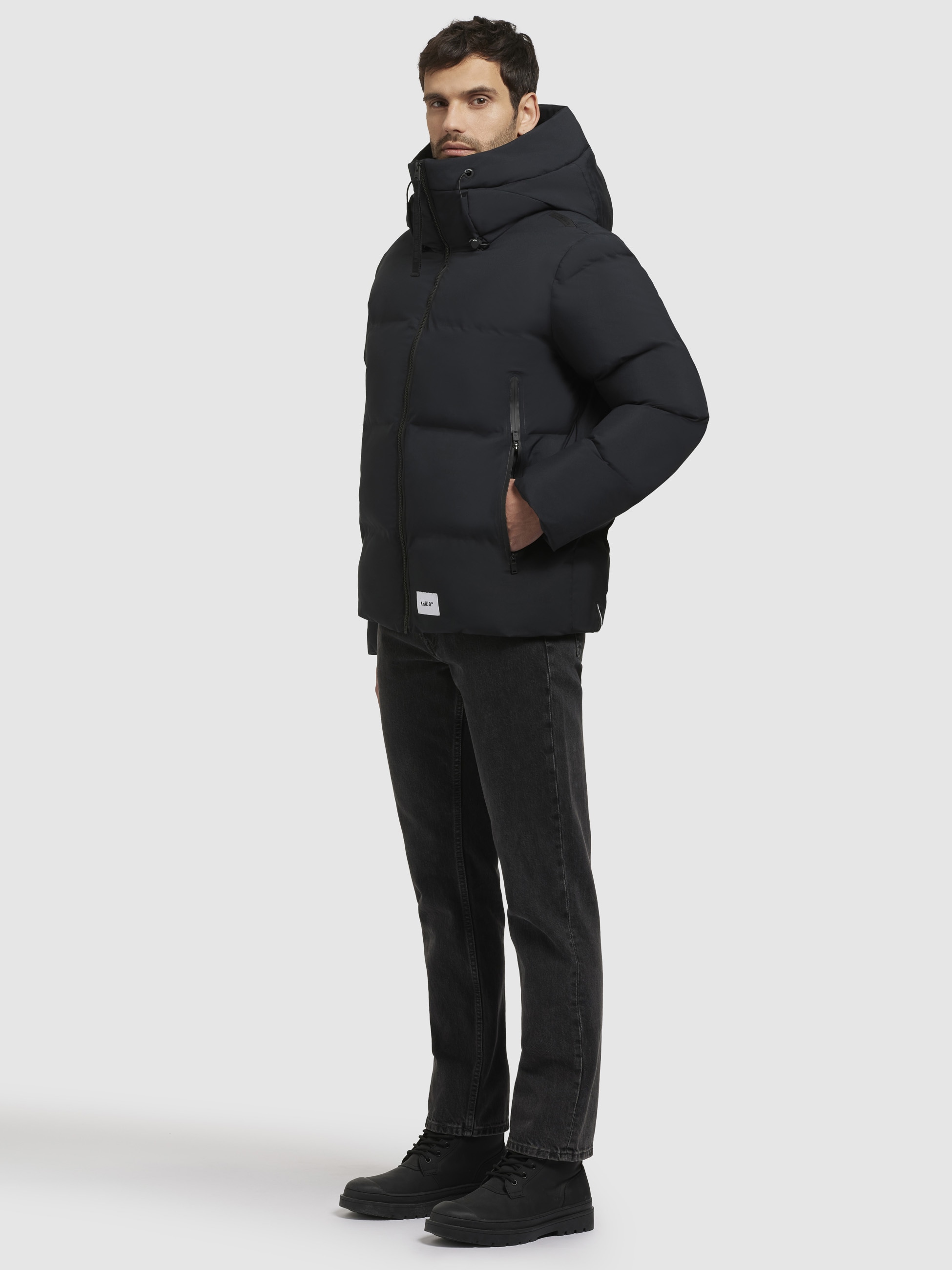 khujo Steppjacke »WESH2«, mit Kapuze