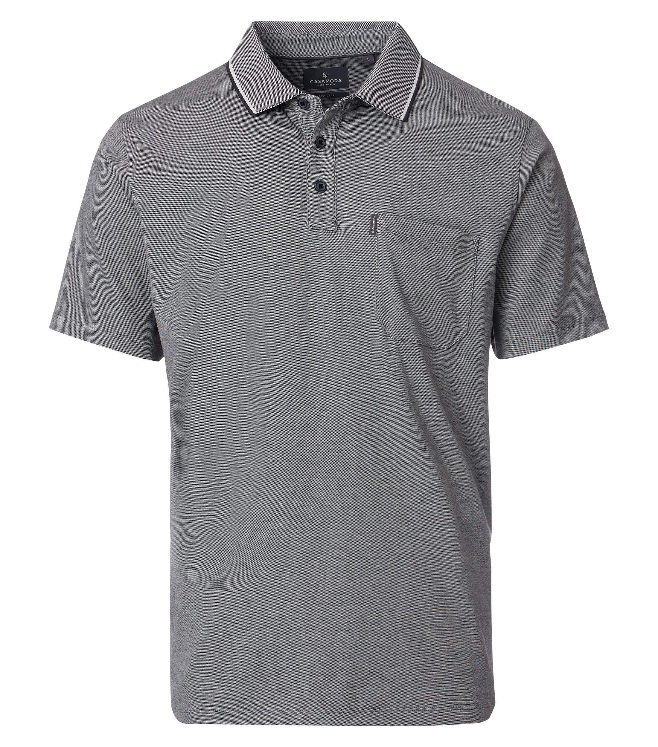 CASAMODA Poloshirt "CASAMODA Polo-Shirt uni" günstig online kaufen