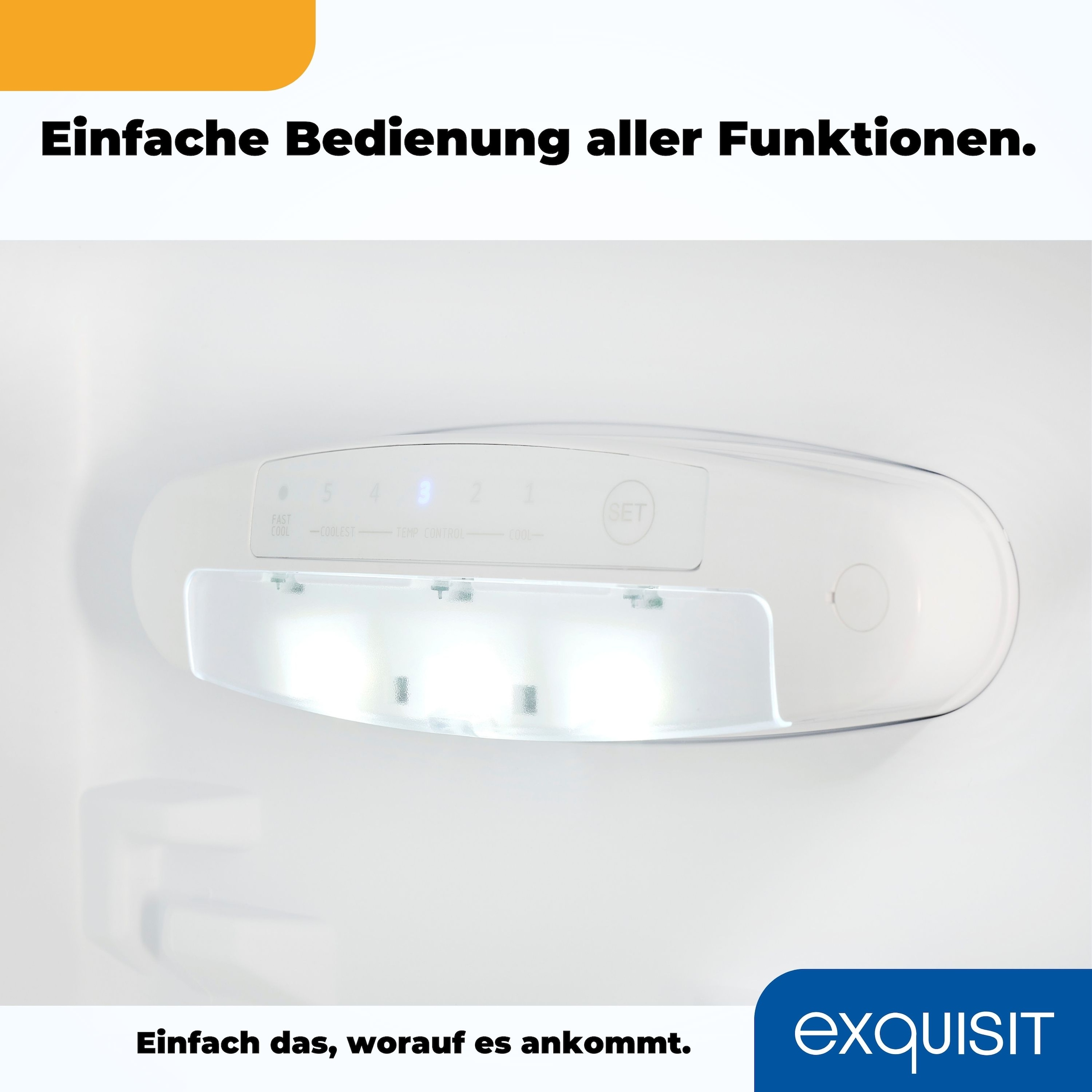exquisit Kühl-/Gefrierkombination »KGC231-60-E-050C«