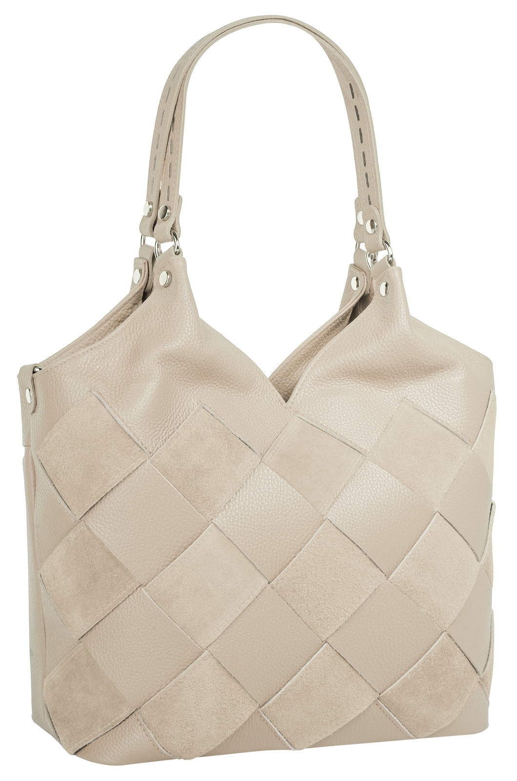 Samantha Look Shopper, echt Leder, Made in Italy