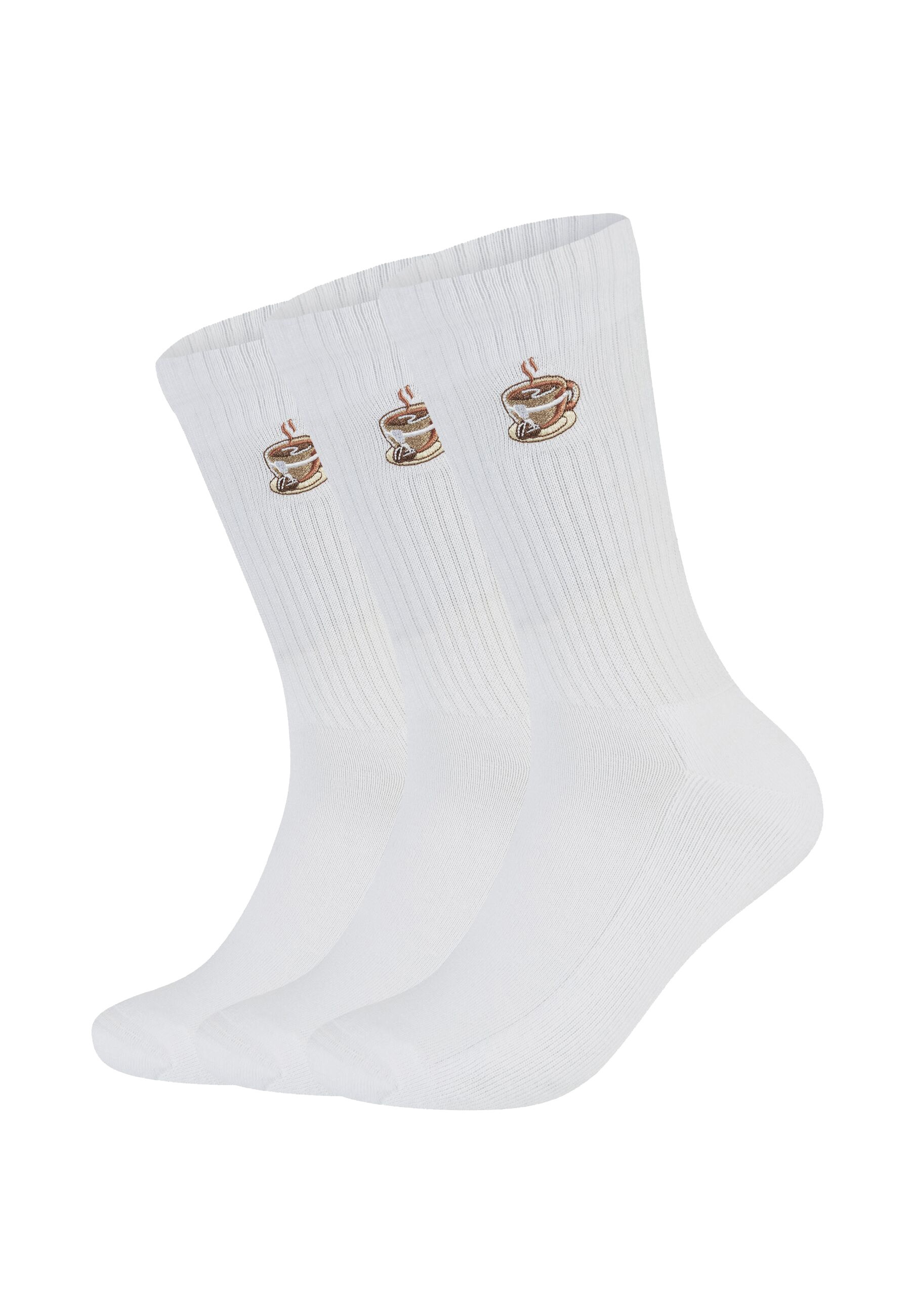 Flip Sox "3er Pack" 3er Pack Baumwolle aus kontrolliertem Anbau, Feine Motiv-Stickerei