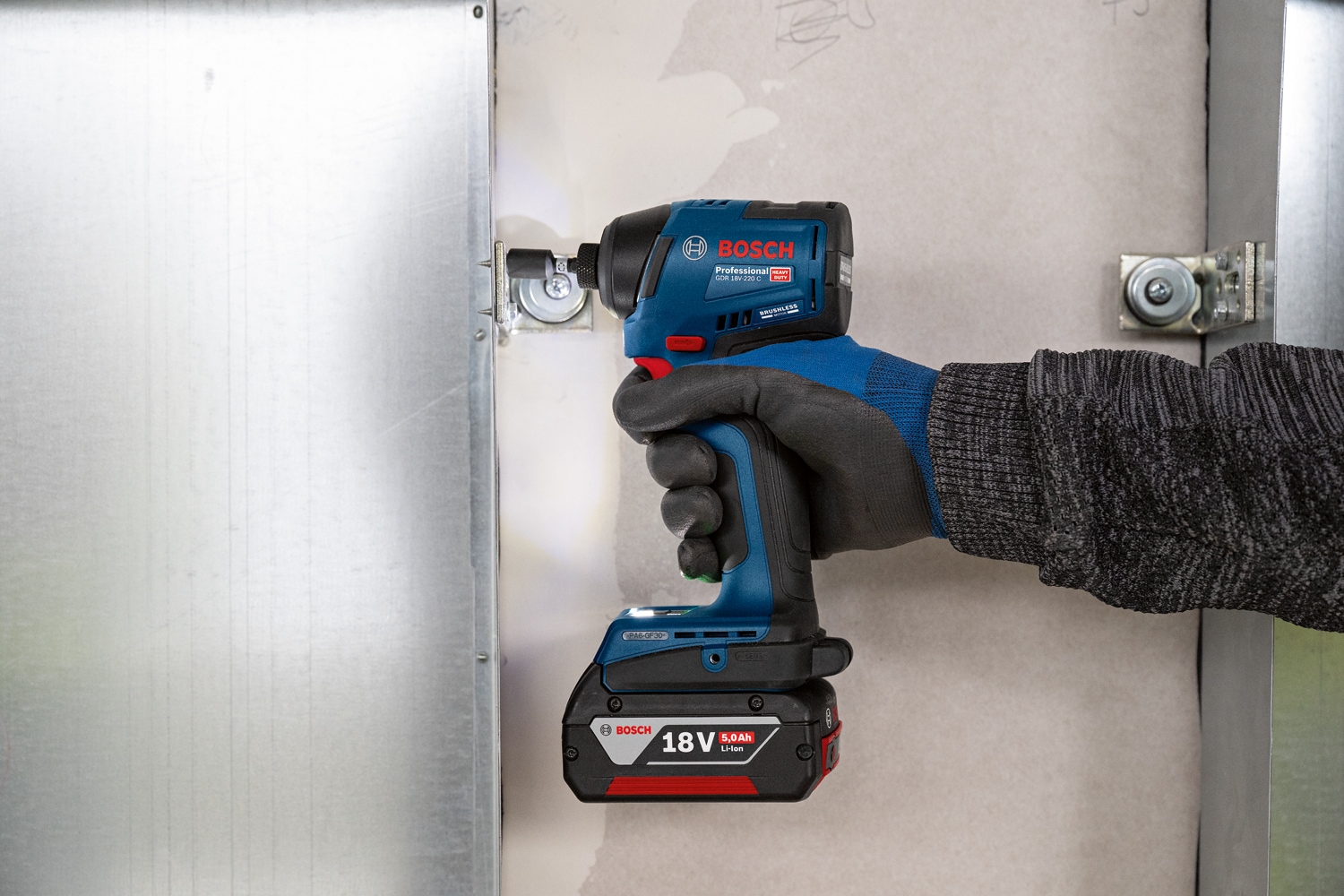 Bosch Professional Akku-Drehschlagschrauber »»GDR 18V-220 C««, ohne Akku, ohne Ladegerät