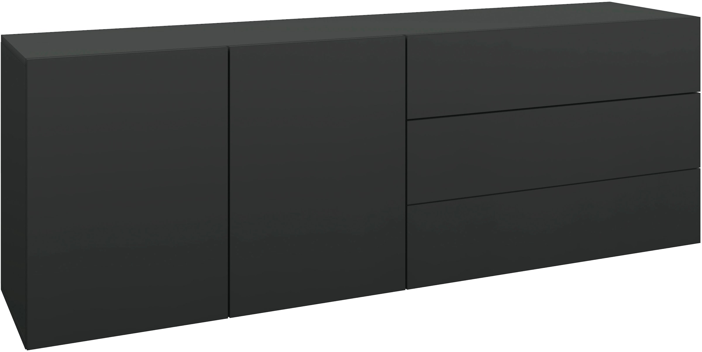 borchardt Möbel Sideboard "Sophia, Hängeschrank mit 2 Türen, 3 Schubkästen, Breite 152 cm" Breite 152 cm, zur Wandmontage