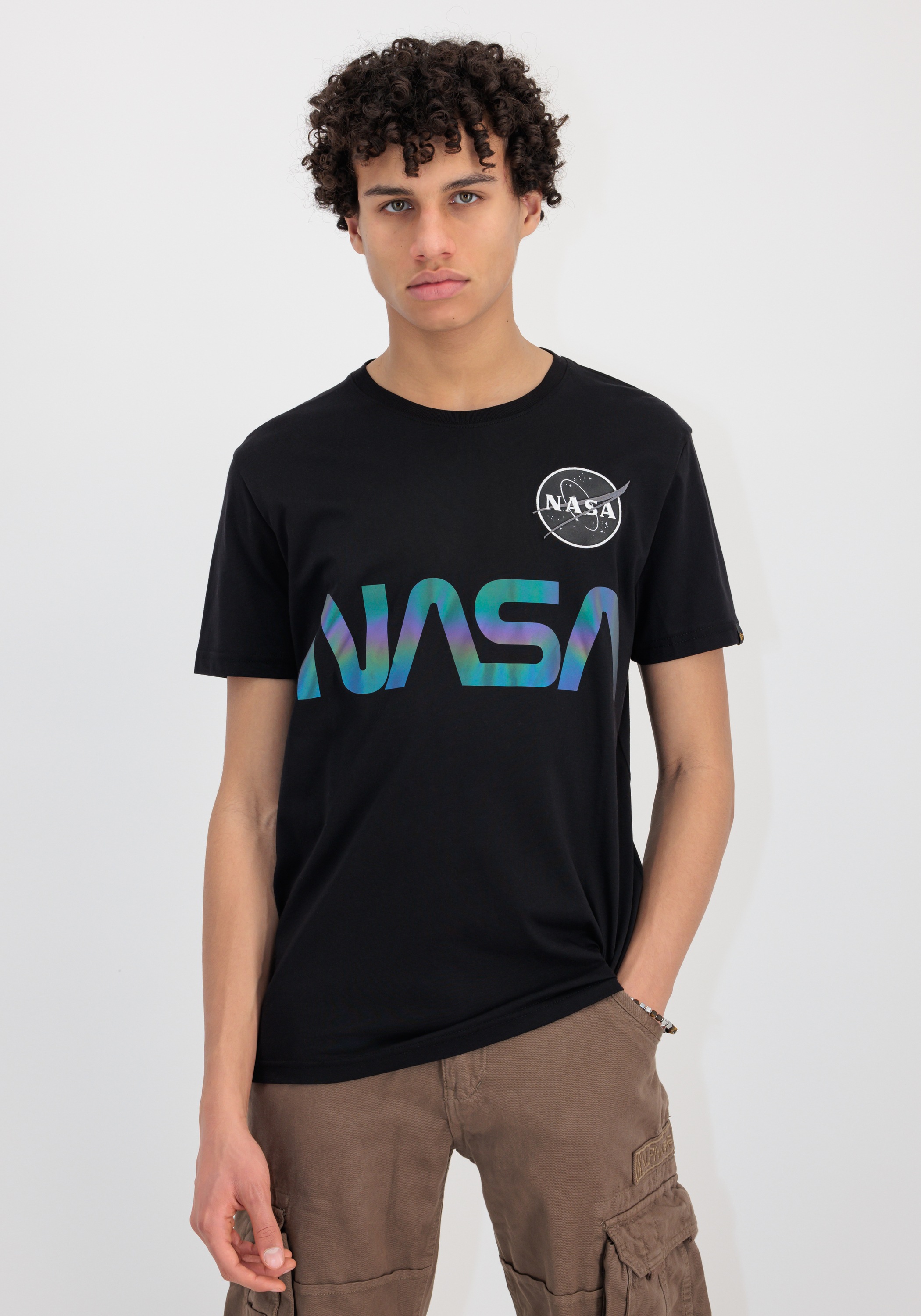 Alpha Industries T-Shirt »Alpha Industries Men - T-Shirts NASA Rainbow Ref. T-Shirt«