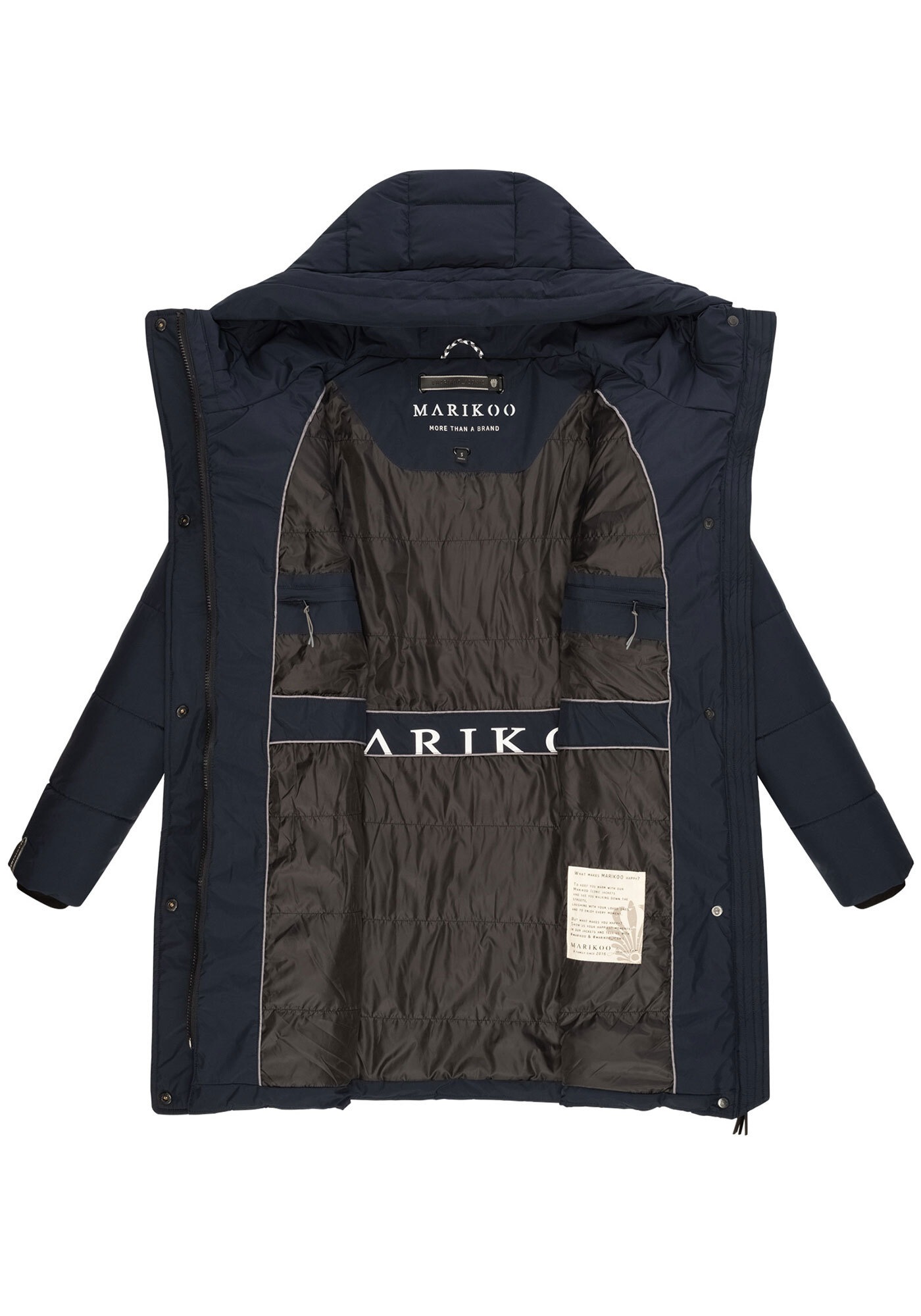 Marikoo Winterjacke »Karumikoo XVI«, mit großer Kapuze