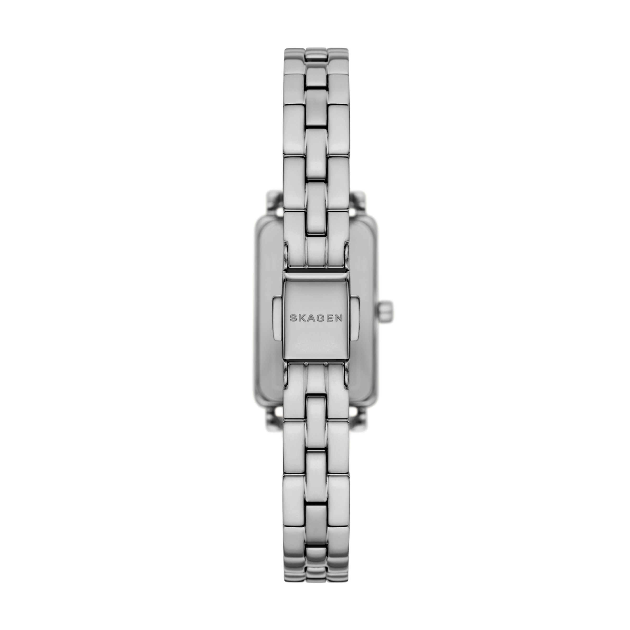 Skagen Quarzuhr »HAGEN MICRO«, (Set, 3 tlg., mit 1 Paar Ohrhängern), Armbanduhr, Damenuhr, Edelstahlarmband, Ideal auch als Geschenk