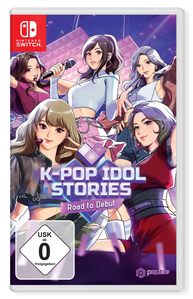 PQUBE Spielesoftware "K-Pop Idol Stories: Road to Debut", Nintendo Switchohne farbbezeichnung, Spielesoftware