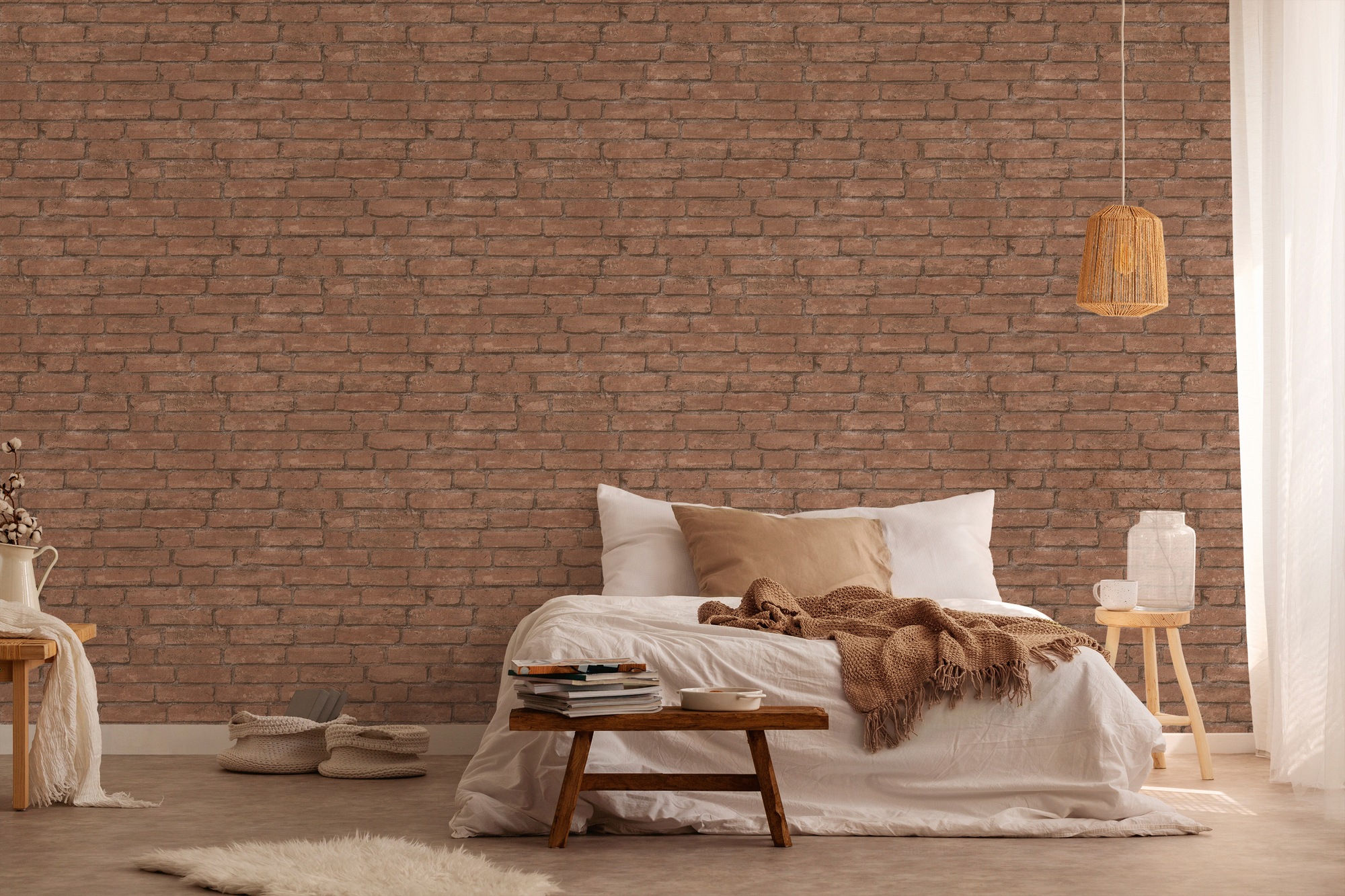 living walls Vliestapete »Elements«, Steinoptik-gemustert-Motiv, Steintapete Tapete Steinoptik Tapeten Wohnzimmer Schlafzimmer Küche