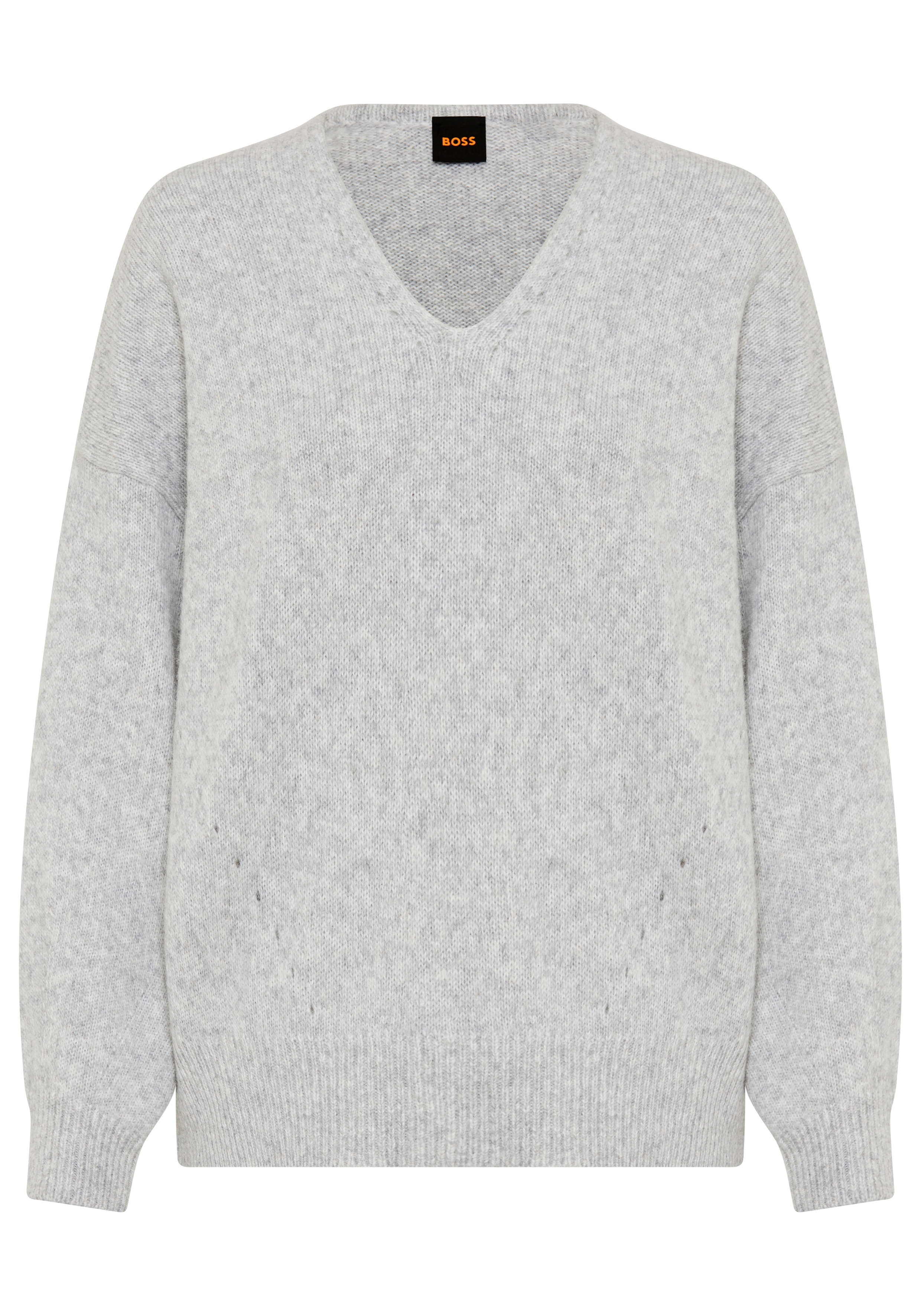 BOSS ORANGE Strickpullover "Fondyssa Premium Damenmode" im Relaxed Fit, V-A günstig online kaufen