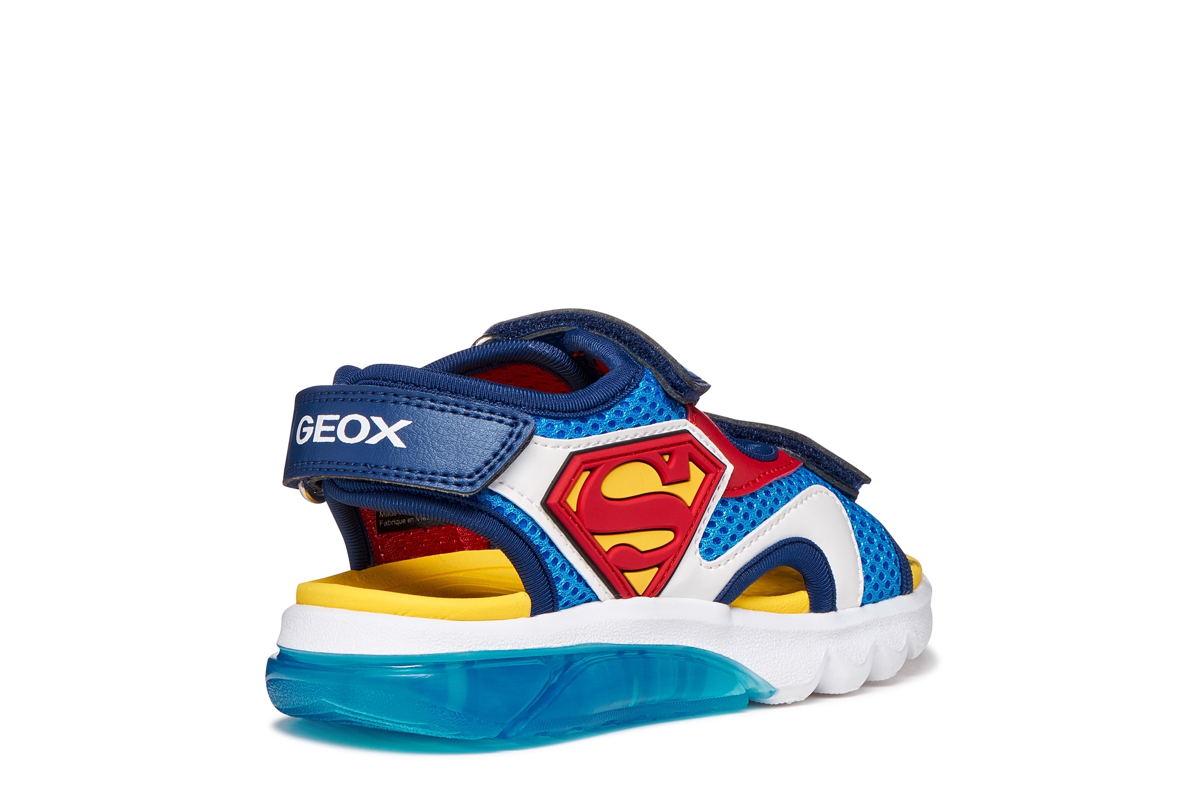 Geox Sandale »J SANDAL CIBERDRON B«  Klettschuh mit Blinkfunktion, Größenschablone zum Download
