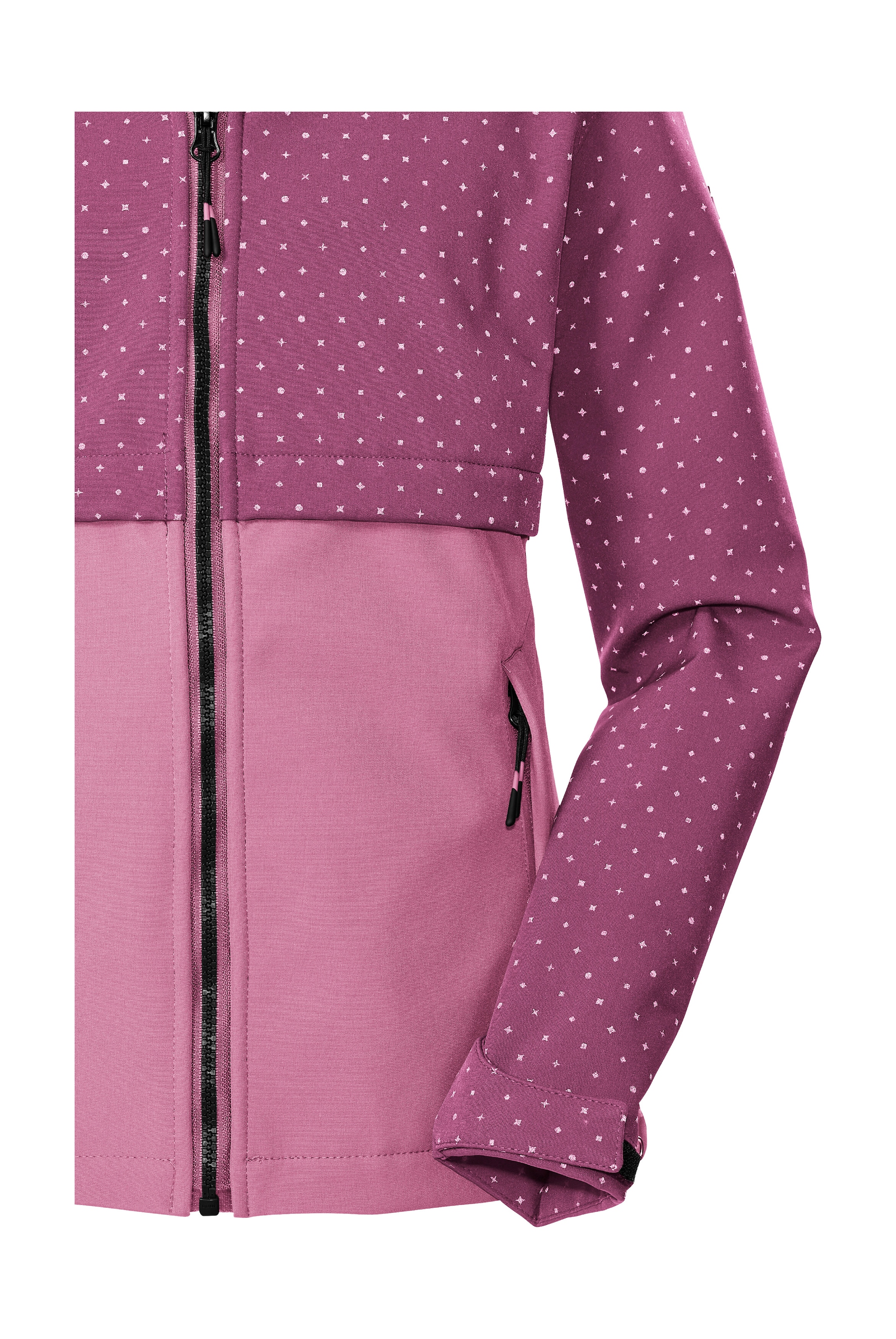 Killtec Softshelljacke »KOW 227 GRLS SFTSHLL JCKT«, Softshelljacke für Kids: wind- und wasserabweisend, reflektierend
