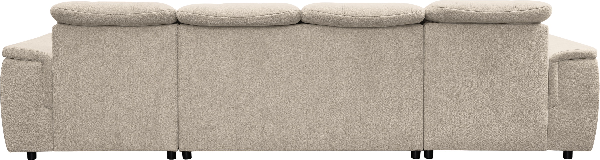 WERK2 Wohnlandschaft »Napoli« verstellbare Kopfteile, mit Schlaffunktion und Bettkasten