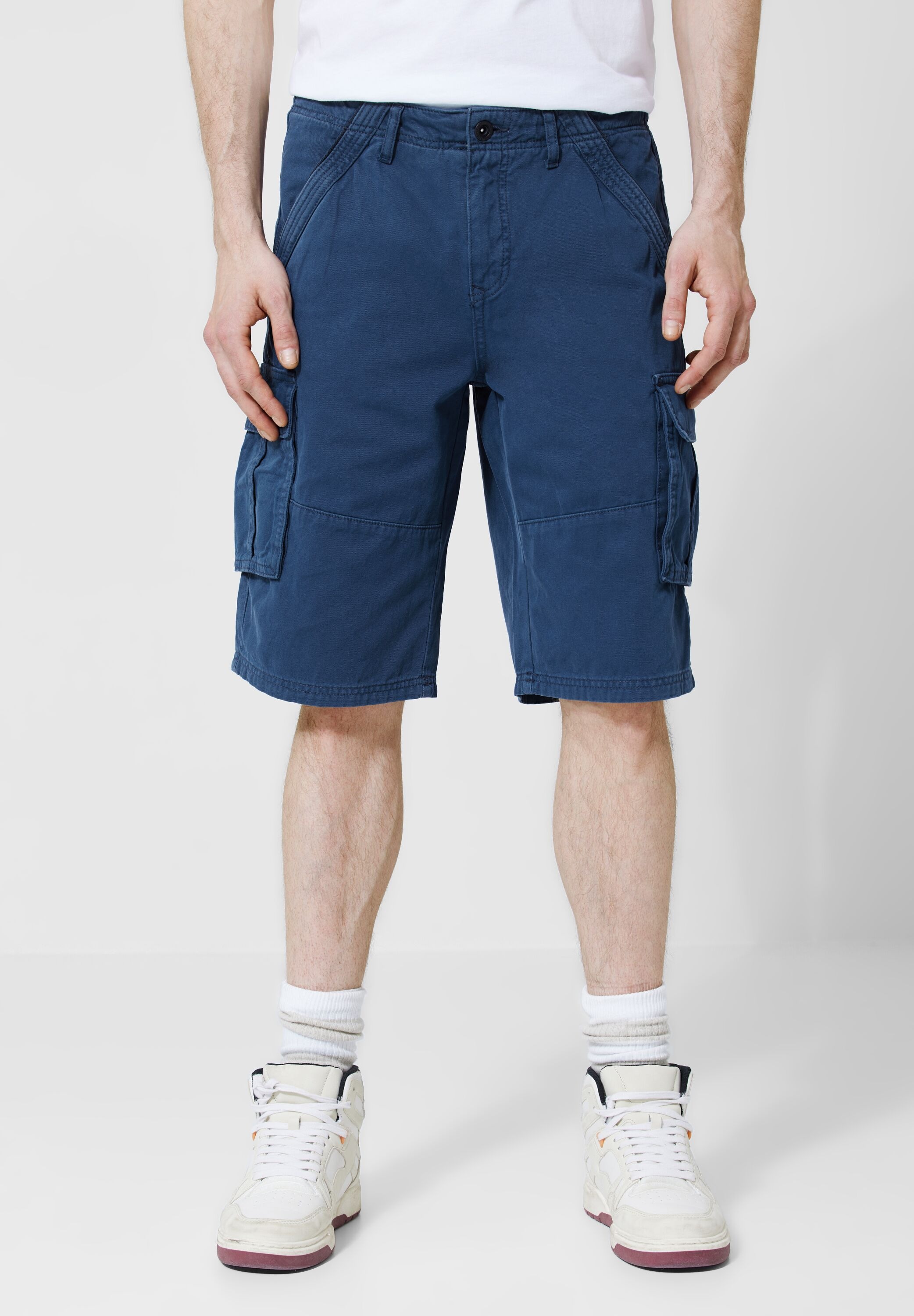STREET ONE MEN Cargobermudas, mit Cargo Taschen
