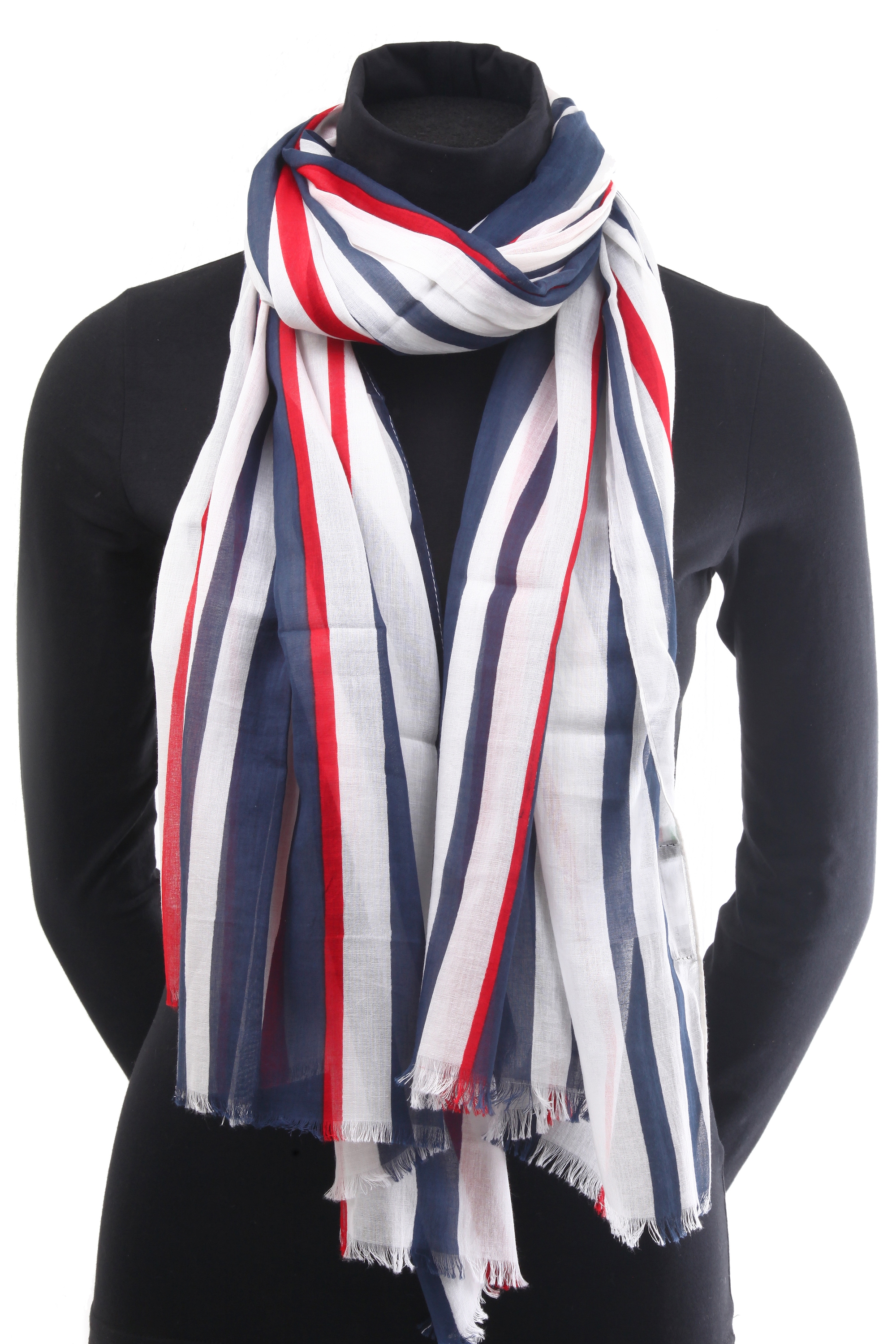 COLLEZIONE ALESSANDRO Modeschal »Cannes«, breit, mit maritimen Streifen