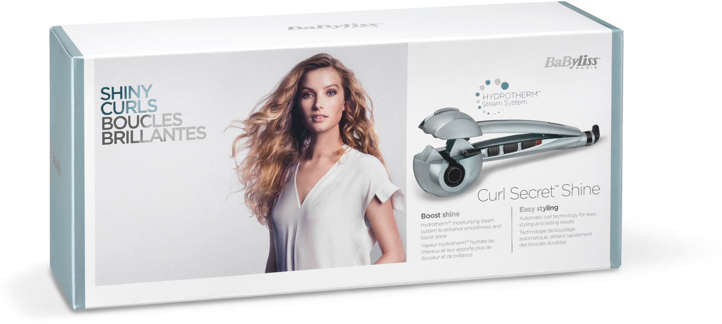 BaByliss Dampflockenstab »C1800E Curl Secret Shine«, Ionen-Keramik-Beschichtung, Auto-Curler