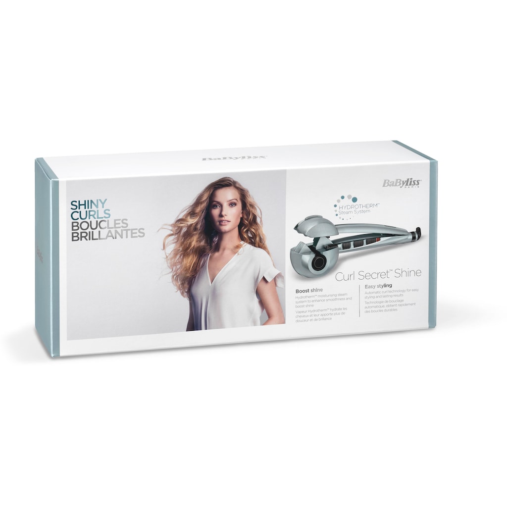 BaByliss Dampflockenstab »C1800E Curl Secret Shine«, Ionen-Keramik-Beschichtung