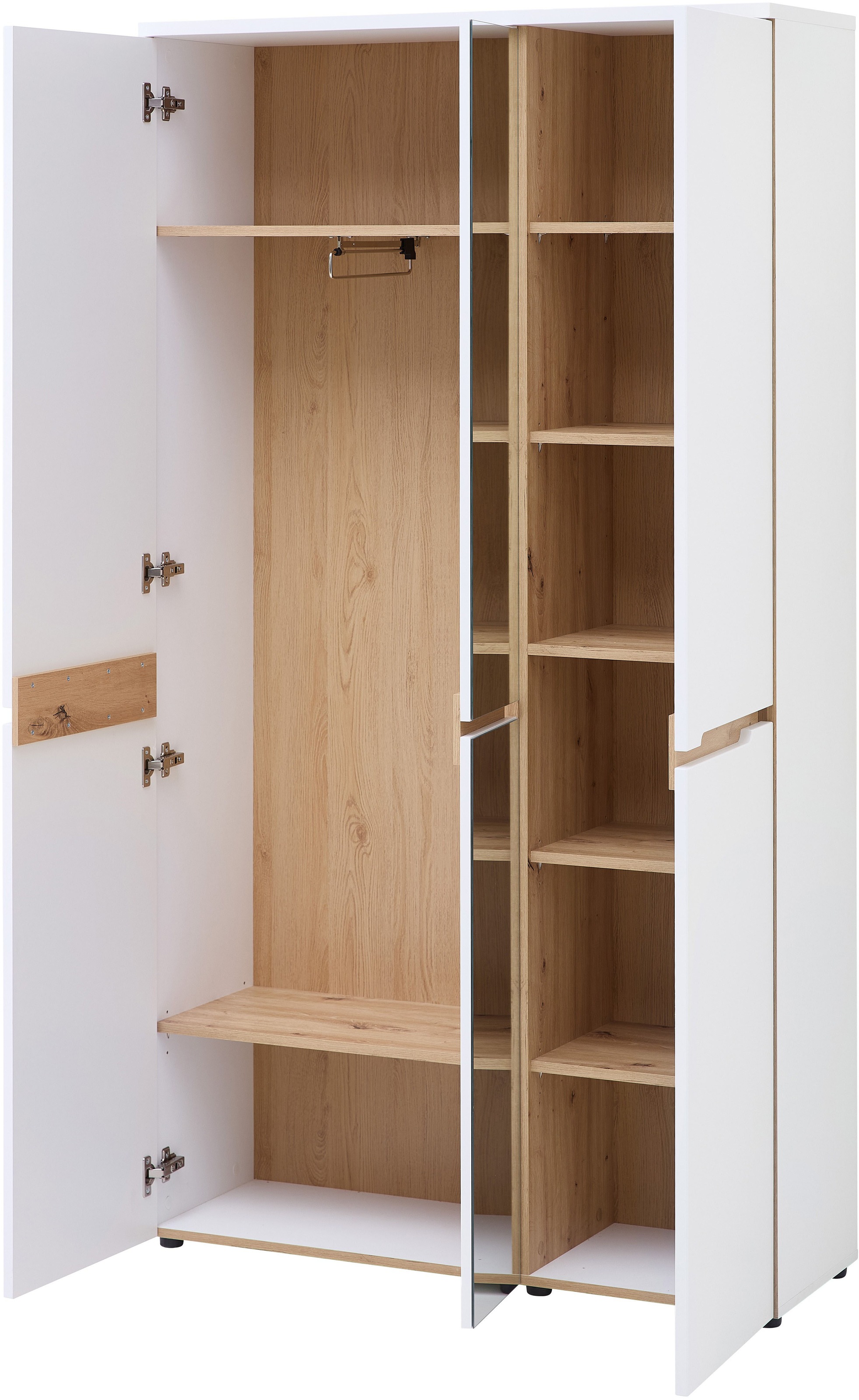Thumbnail - Innostyle Garderobenschrank "Memphis Garderobenschrank, 105x192x38cm (B/H/T)" 1 Stk. tlg.