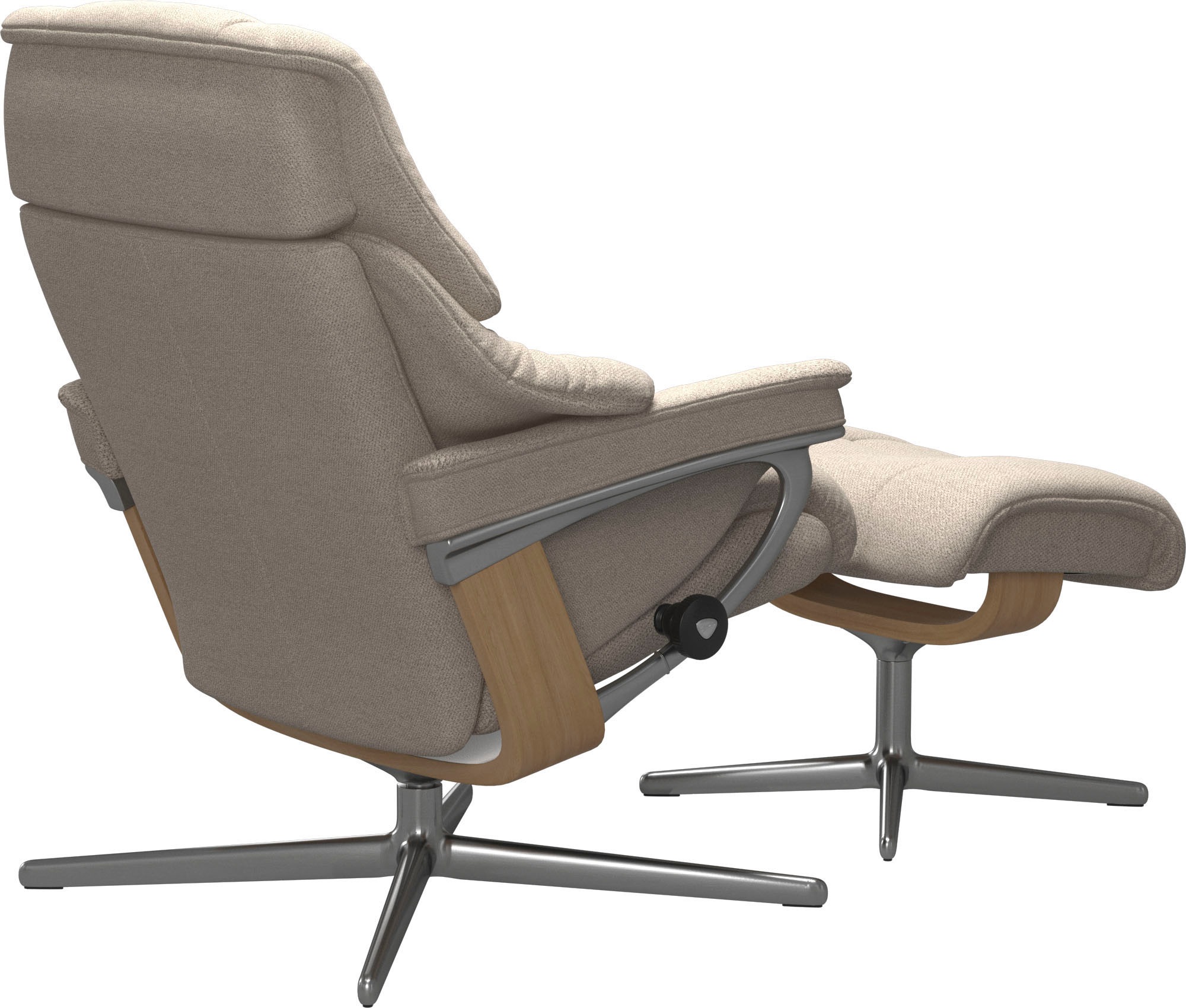 Stressless® Relaxsessel »Reno«, mit Cross Base, Größe S, M & L, Holzakzent Eiche