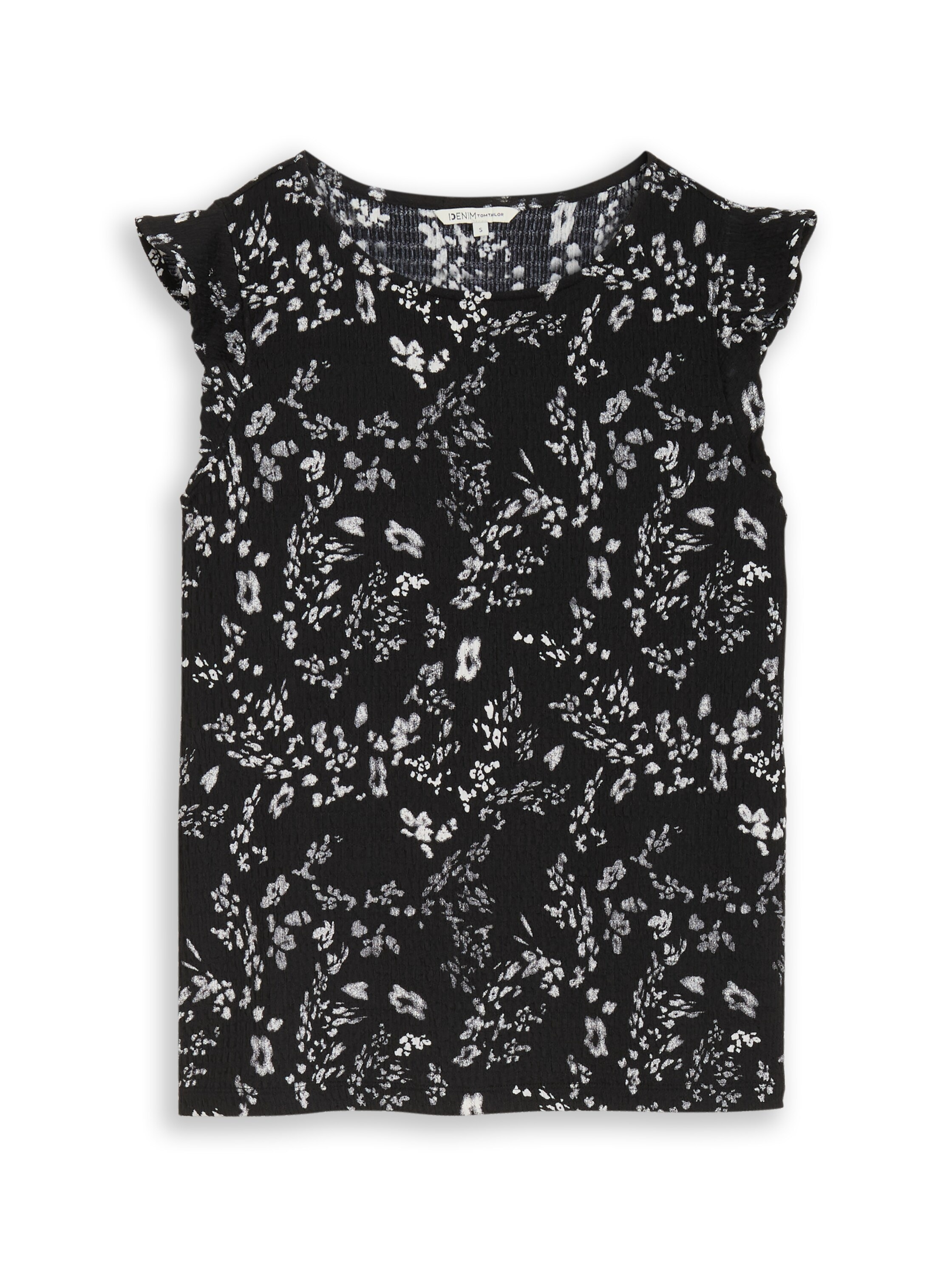 TOM TAILOR Denim Rundhalsshirt Sommershirt mit