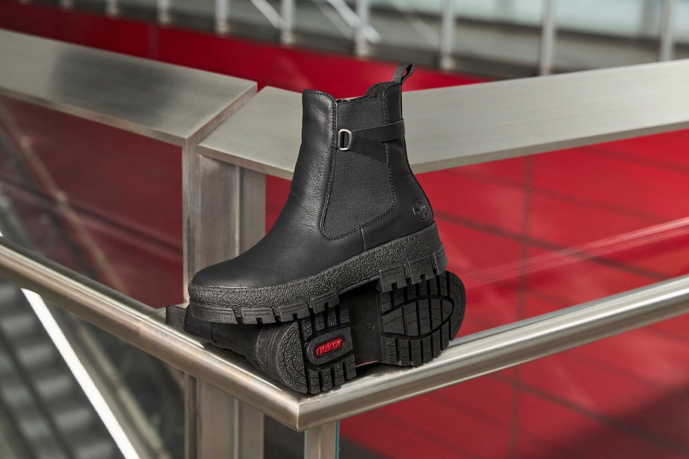 Rieker Winterstiefelette, Chelseaboots, Plateauboots, Klassik-Stiefelette mit Warmfutter