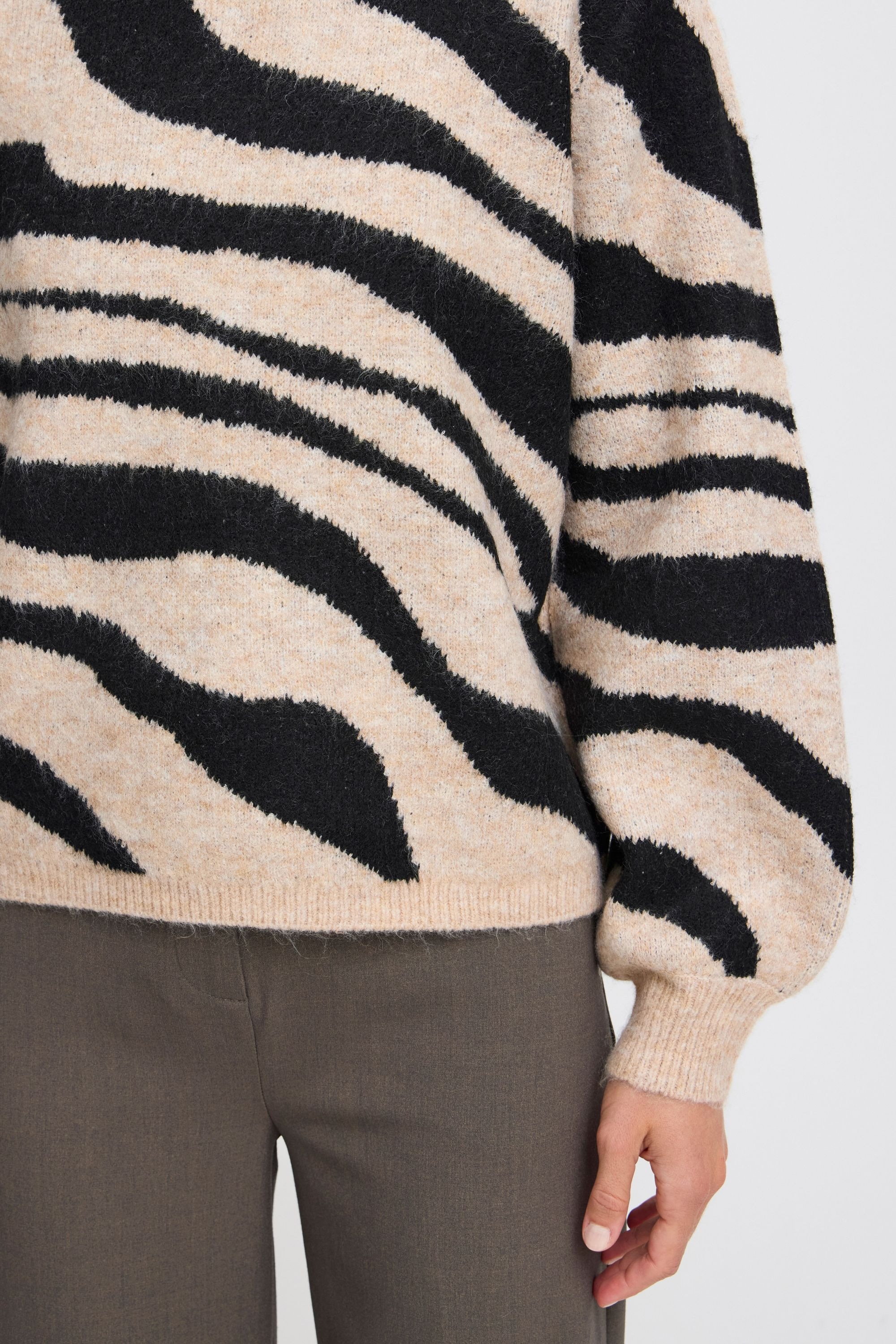 b.young Strickpullover »Strickpullover BYBXMINYA ANIMAL JUMPER -«