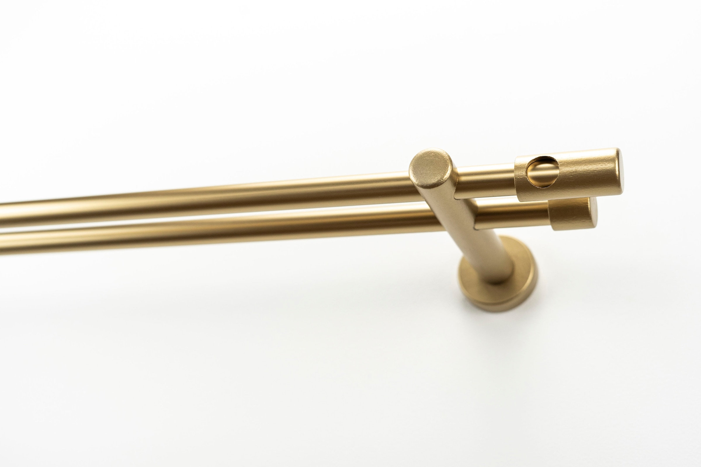 GARESA Gardinenstange "PANDRI" Ø 20 mm 2 läufig-läufig Wunschmaßlänge Vorha günstig online kaufen