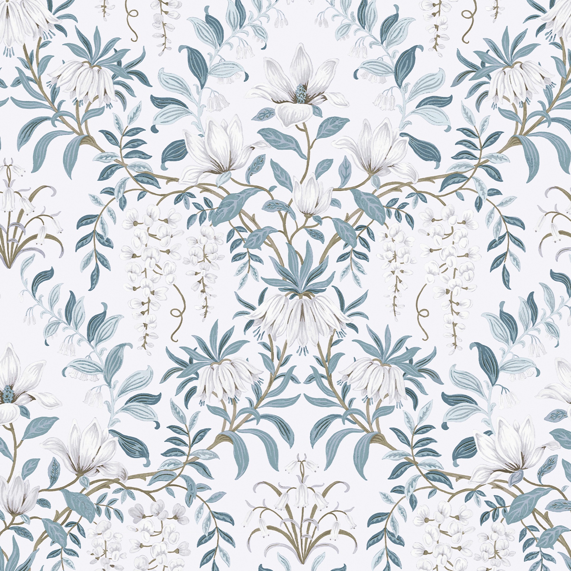 Laura Ashley Vliestapete "Parterre" Gemustert Fsc Zertifiziert, Mit Lebhaftem Druck, 10 Meter Länge