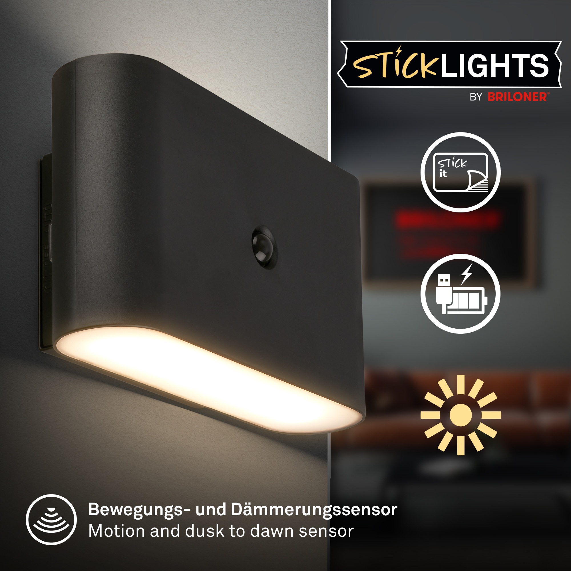 Briloner Leuchten LED Wandleuchte »CHET 3878015«
