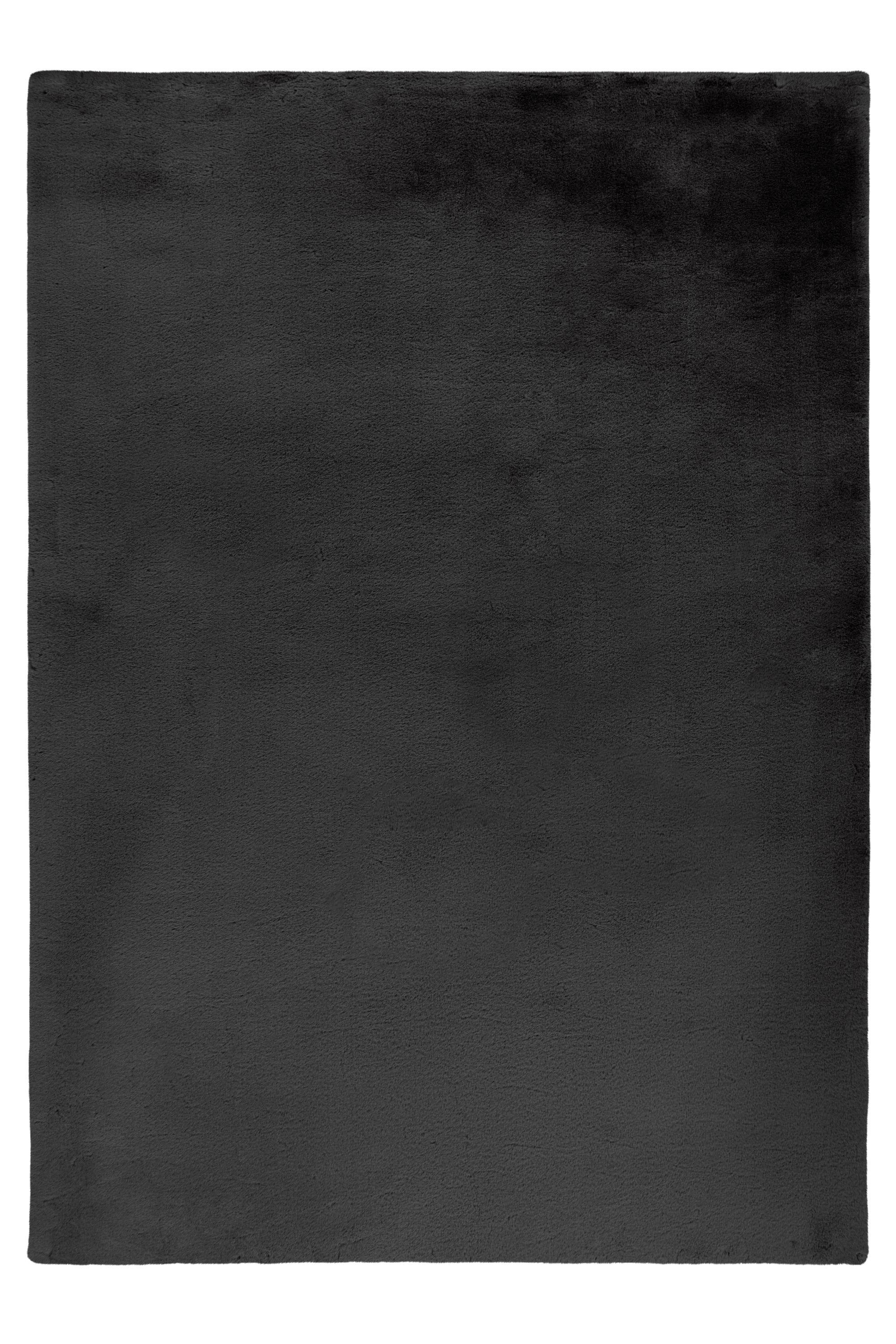 Hochflor-Teppich KAYOOM "Emperor 525", graphit, B:80cm H:23mm L:150cm, Polyester, Teppiche, weicher Hochflor, Fell Haptik, Wohnzimmer
