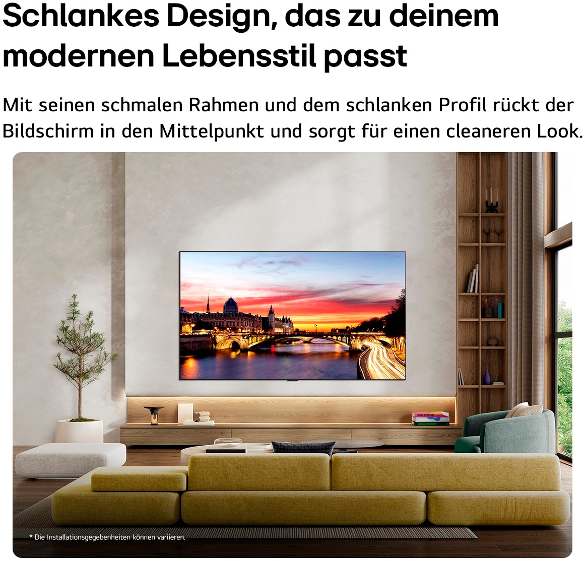 LG OLED-Fernseher »OLED77C68LA« 195 cm/77 ″ Smart-TV