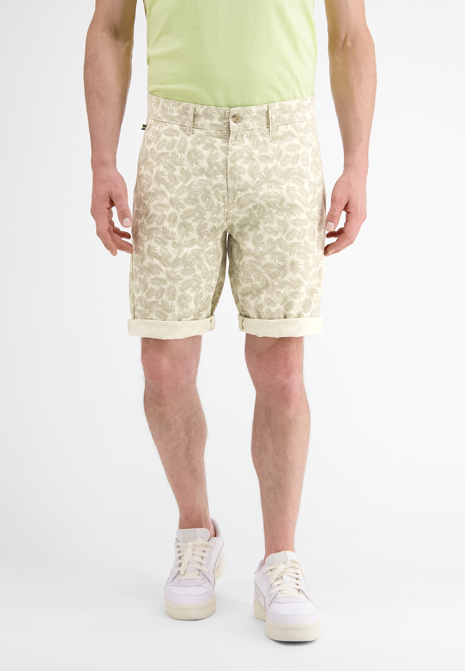 Chinoshorts »LERROS Chino Bermuda *Leafs*«