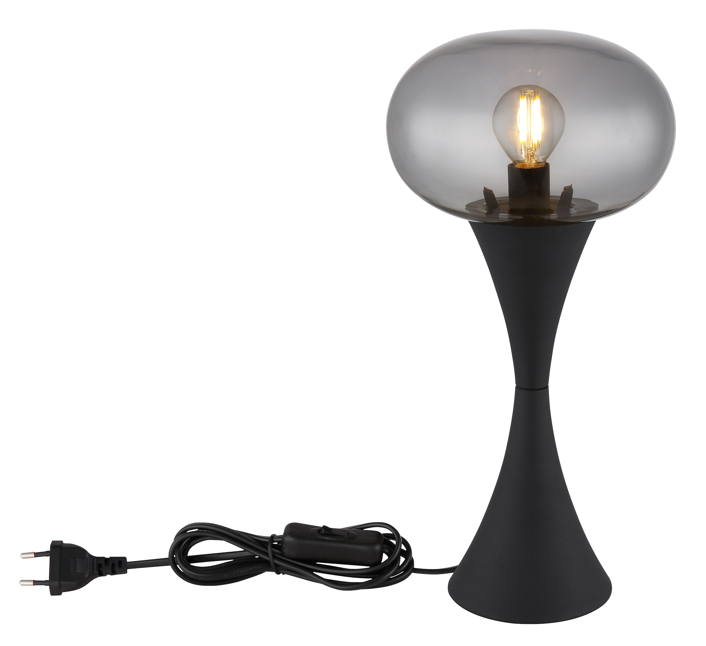 GLOBO LIGHTING Tischleuchte »LULA« E14 1 Stk. Tischlampe Nachttischlampe Deko-Tischleuchte Schlafzimmer