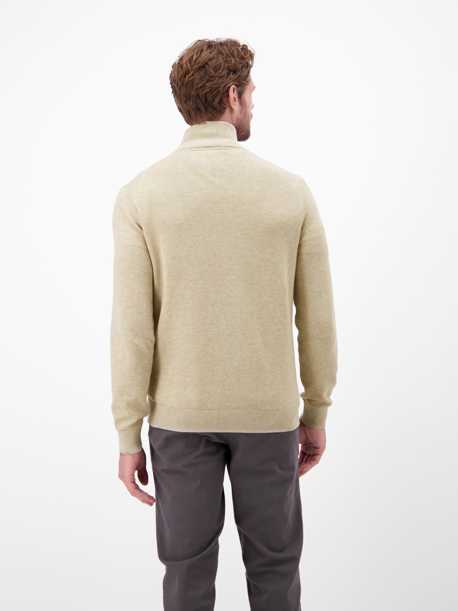 LERROS Strickjacke mit Reißverschluss und Strehkragen günstig online kaufen