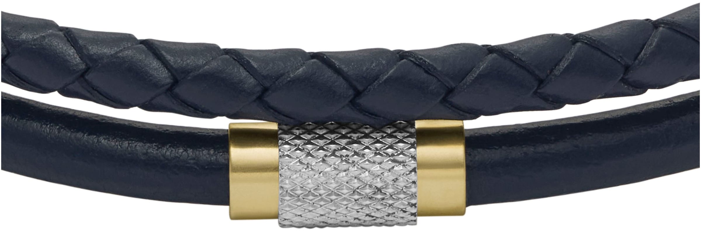 Fossil Armband »Schmuck Geschenk Edelstahl Leder Armschmuck JEWELRY«