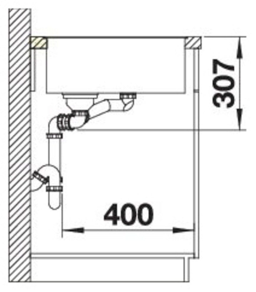 Blanco Granitspüle »AXIA III 6 S-F« 1 Stk. tlg. inklusive Esche-Compound-Brückenschneidebrett und Multifunktionsschale