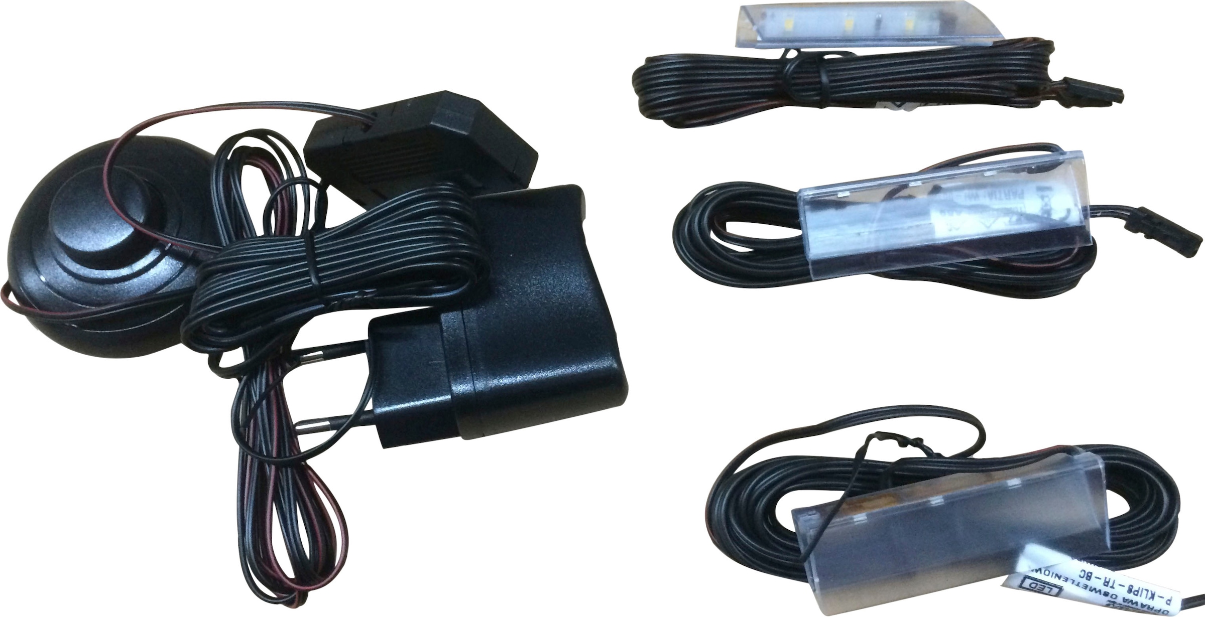 Home affaire LED Schrankinnenraumbeleuchtung "Glaskantenbeleuchtung" LED-Board 3 Stk. Warmweiß