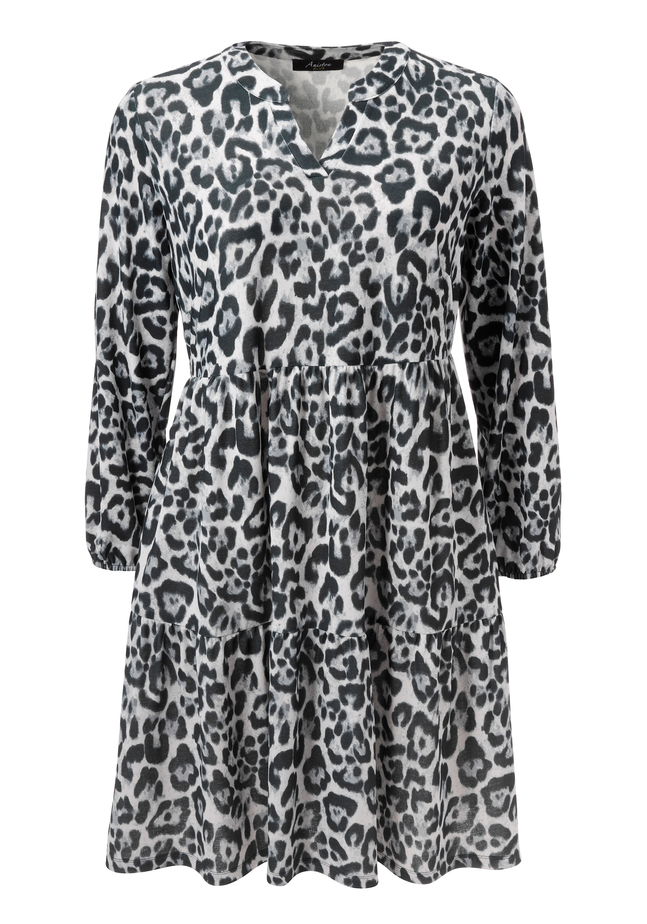 Aniston PLUS Druckkleid, in schönem Animal-Print - NEUE KOLLEKTION