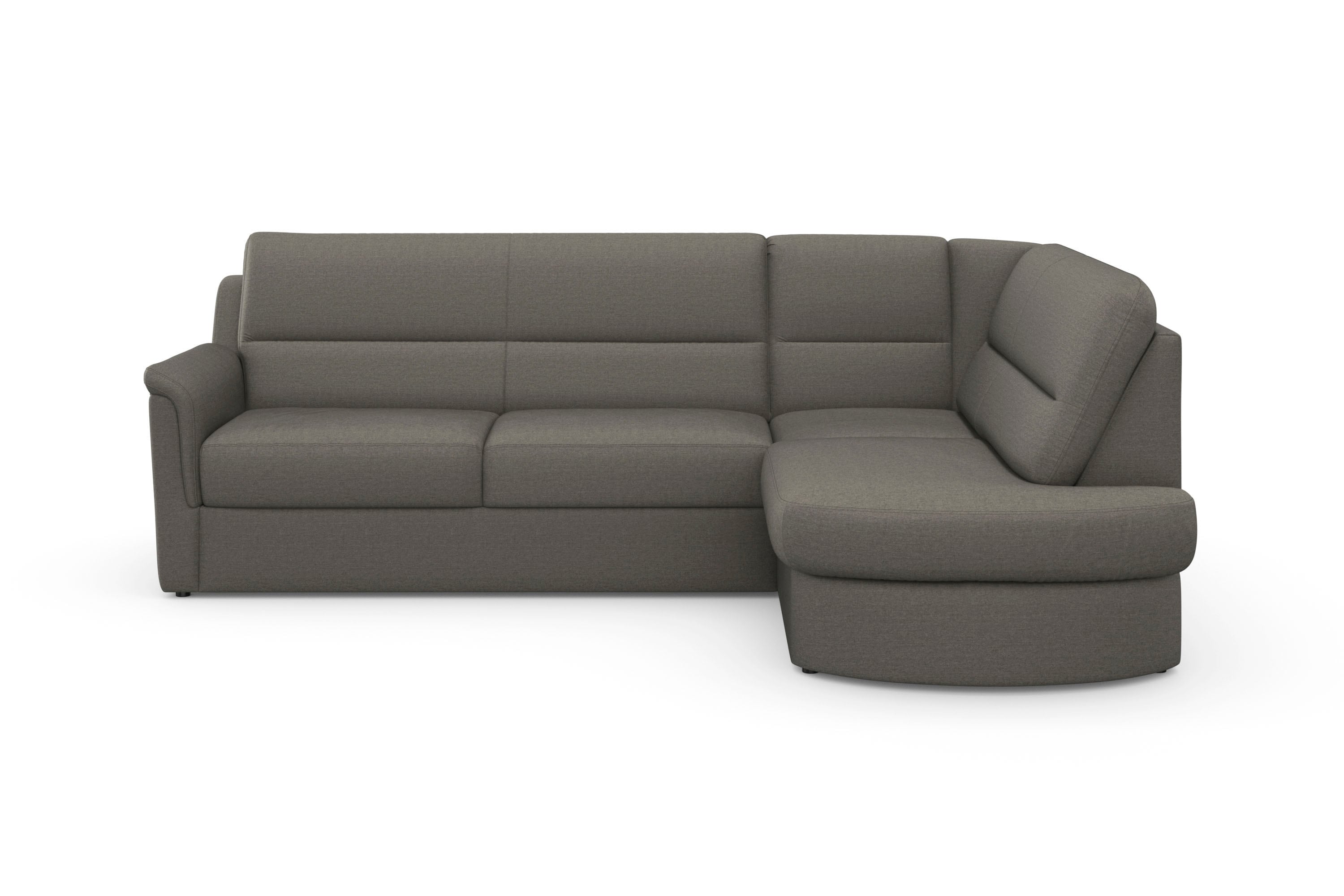 sit&more Ecksofa "Panini L-Form" wahlweise mit Schlaffunktion und Bettkasten